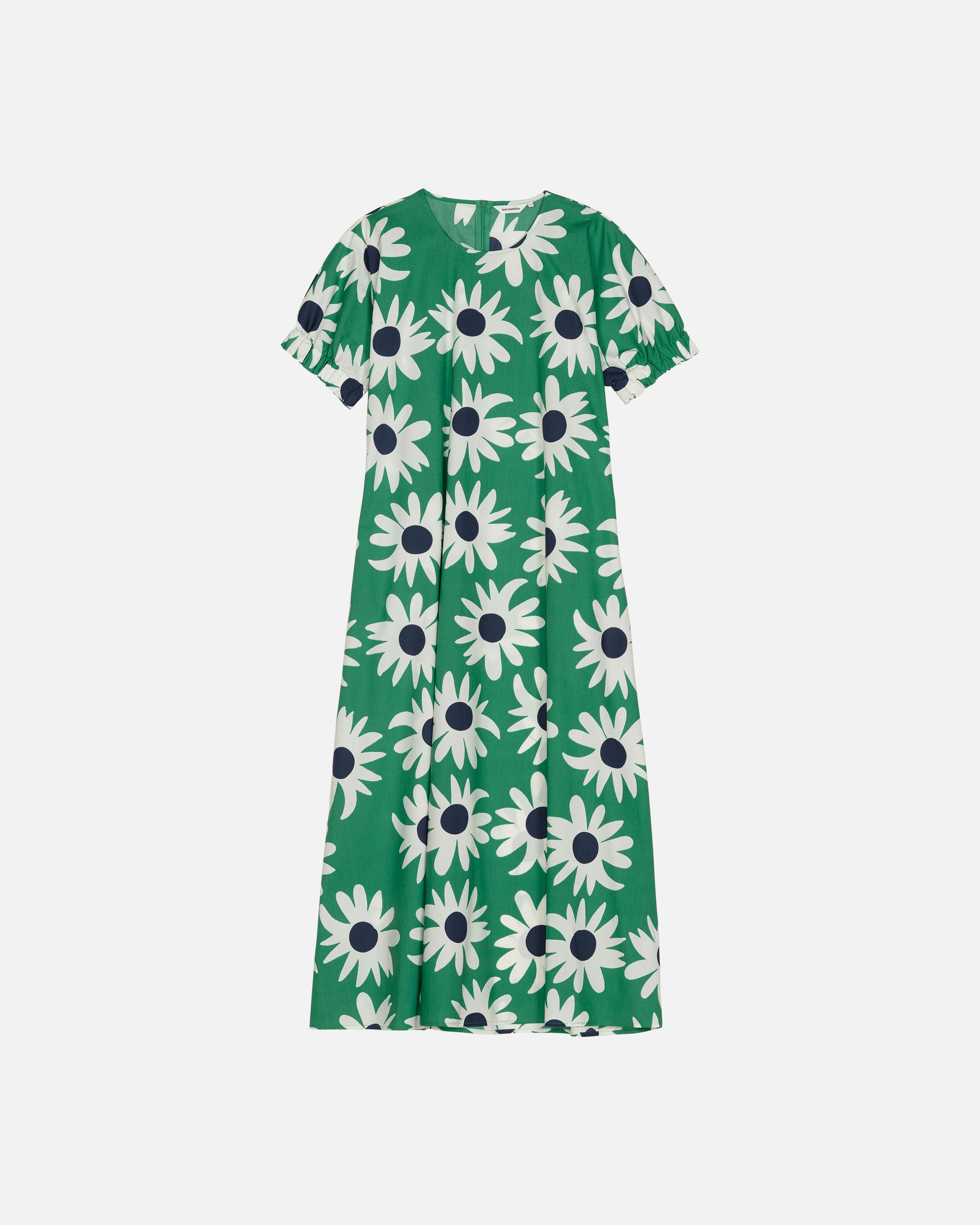 Veroinen Rakastaa ei rakasta Cotton dress green, off white, dark