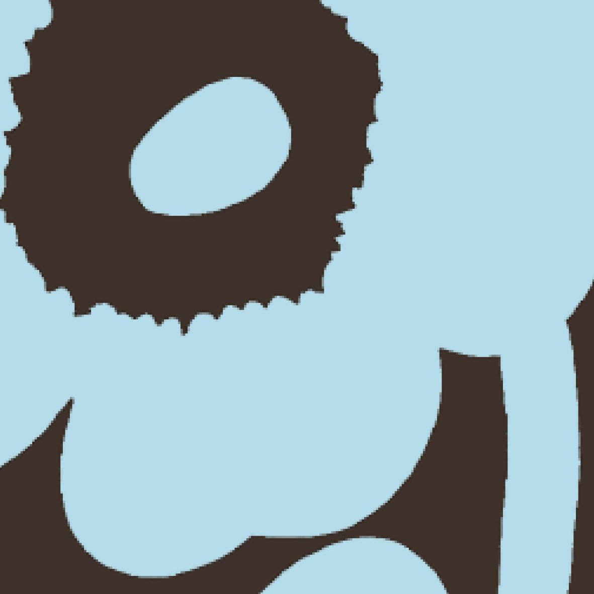 dark brown, light blue