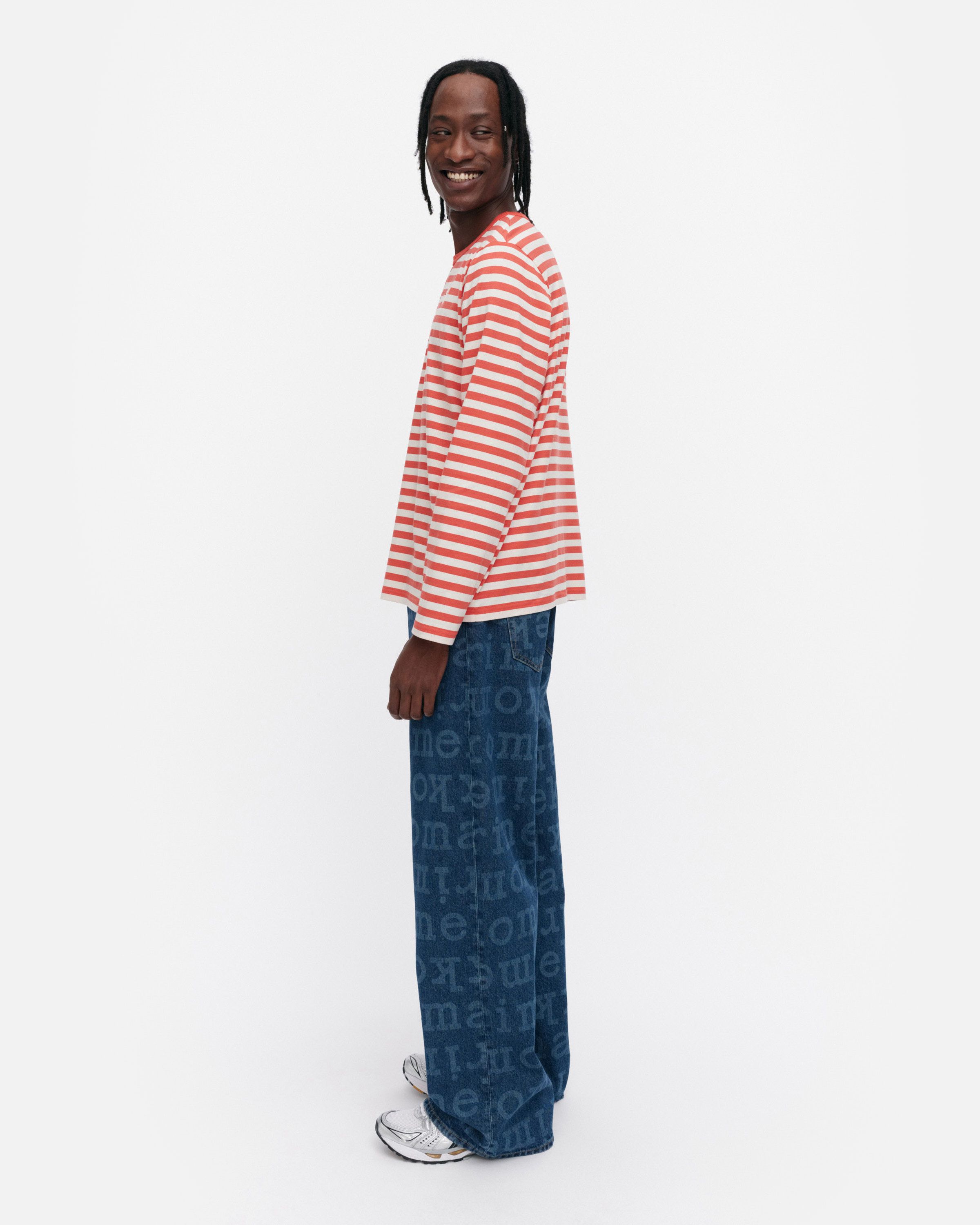 Tasaraita Unikko Kioski jersey shirt | Marimekko