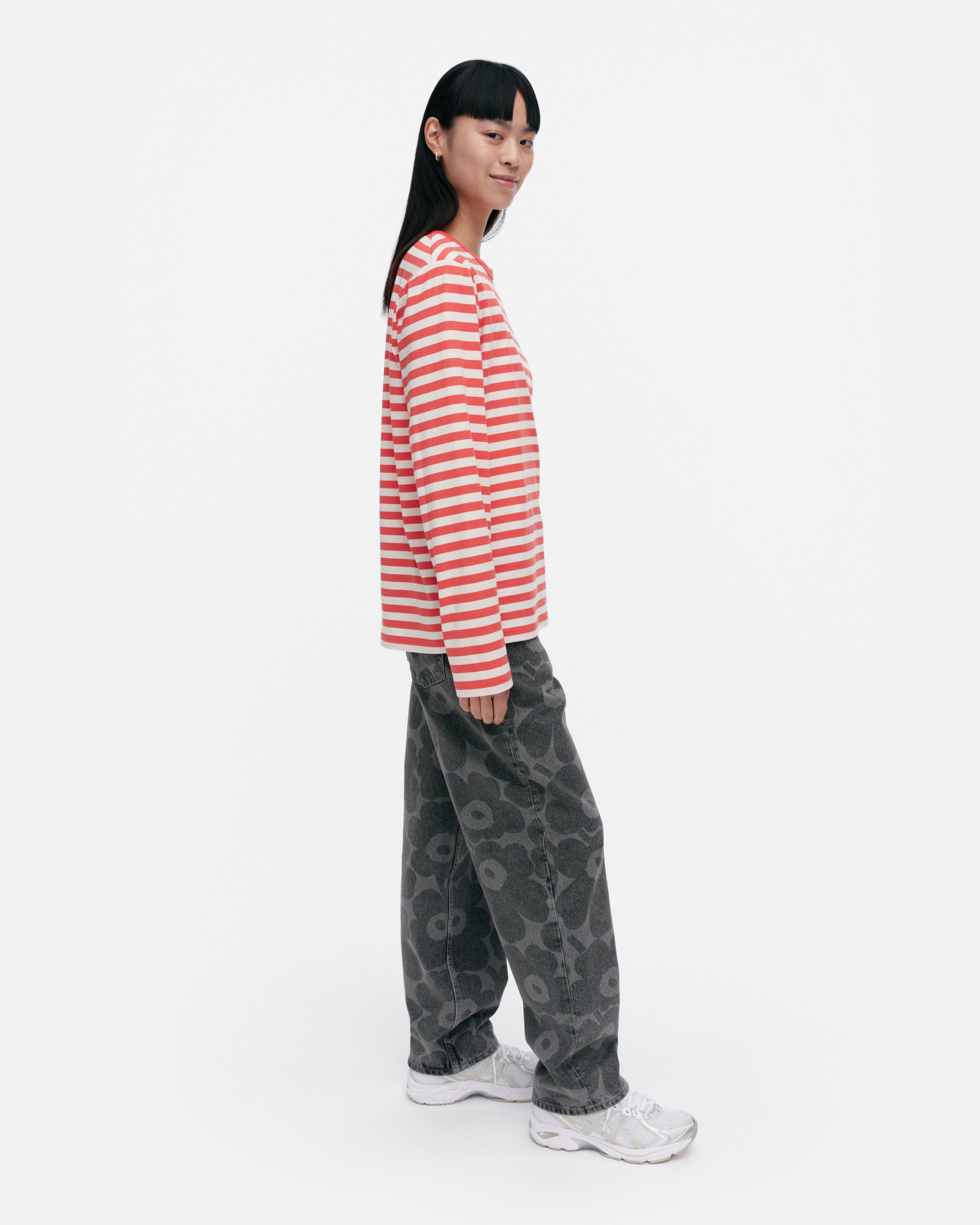 Tasaraita Unikko Kioski jersey shirt | Marimekko