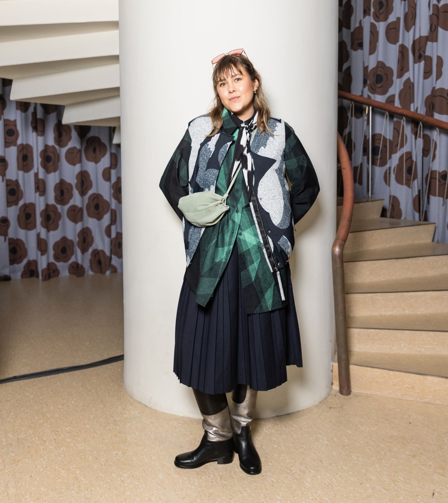 Sofie Ken presents layered dressing with Marimekko clothes.
