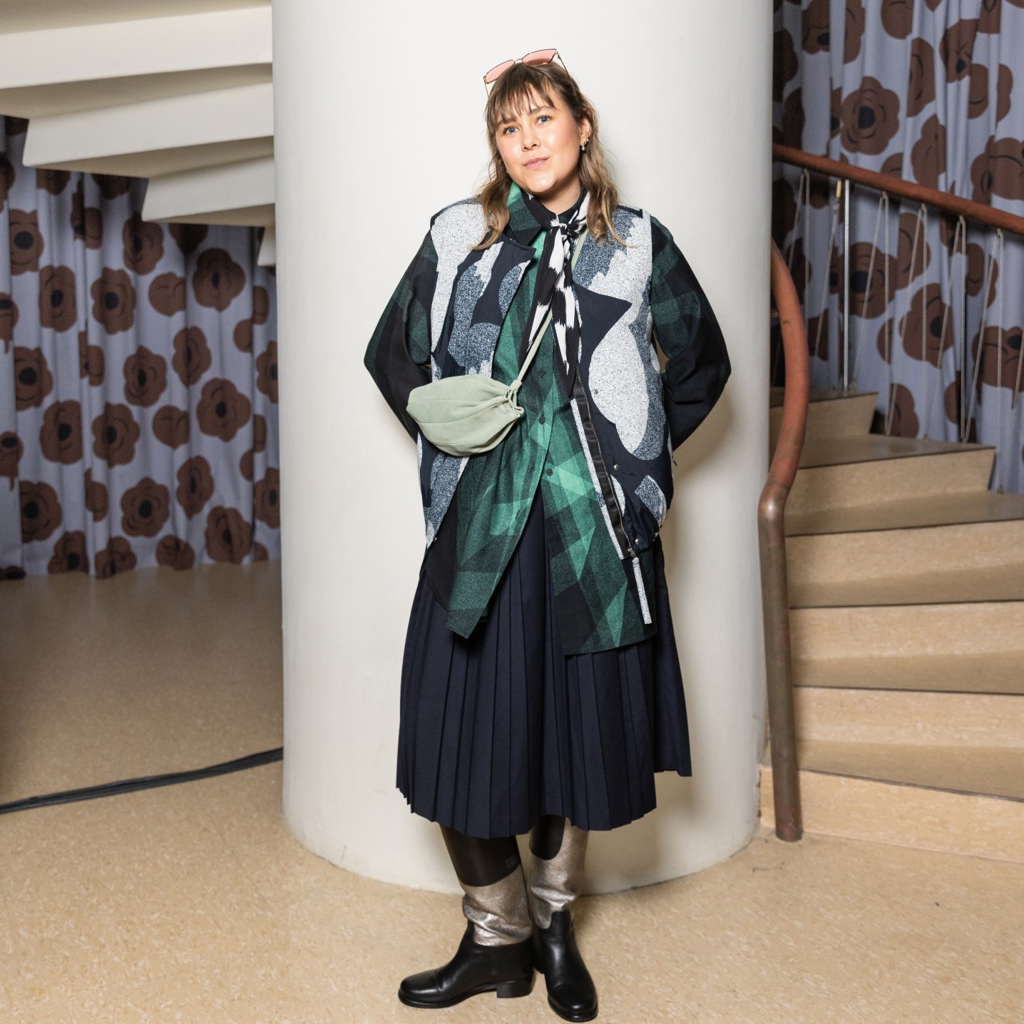 Sofie Ken presents layered dressing with Marimekko clothes.