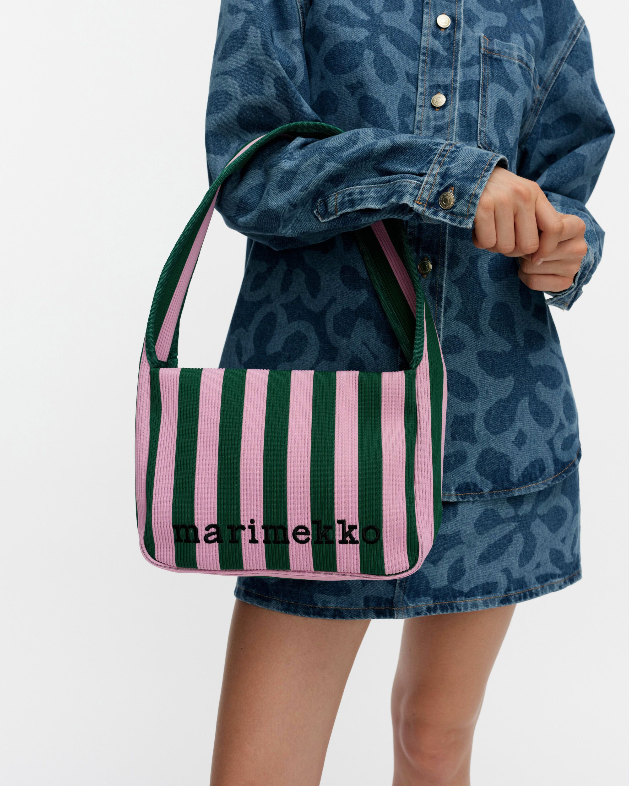 Finland製 marimekko Stripe Shoulder bag Knitted Shoulderbag Merirosvo Shoulder bag | Marimekko