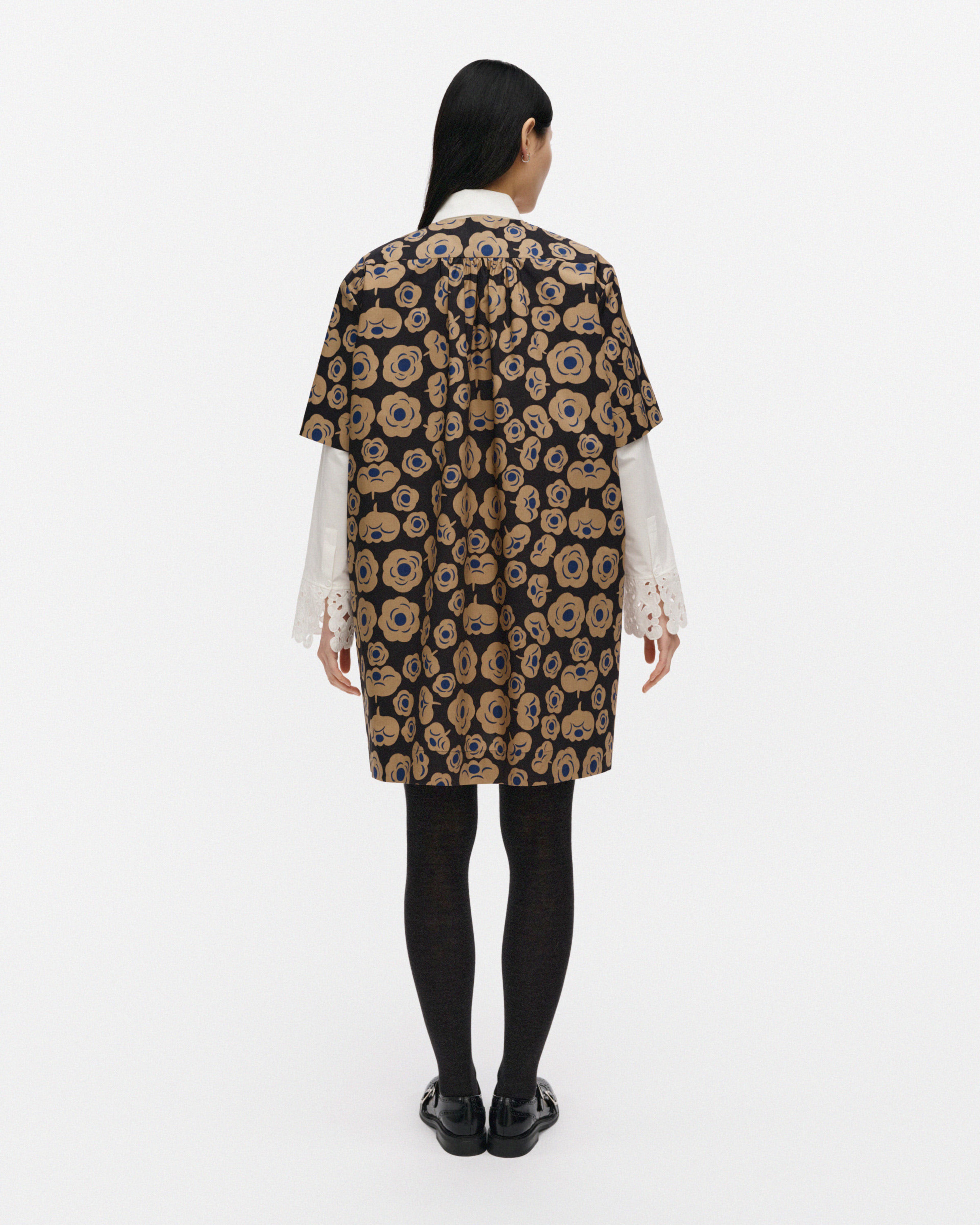 Taitavuus Tumma, Mekko, musta, beige, sininen,