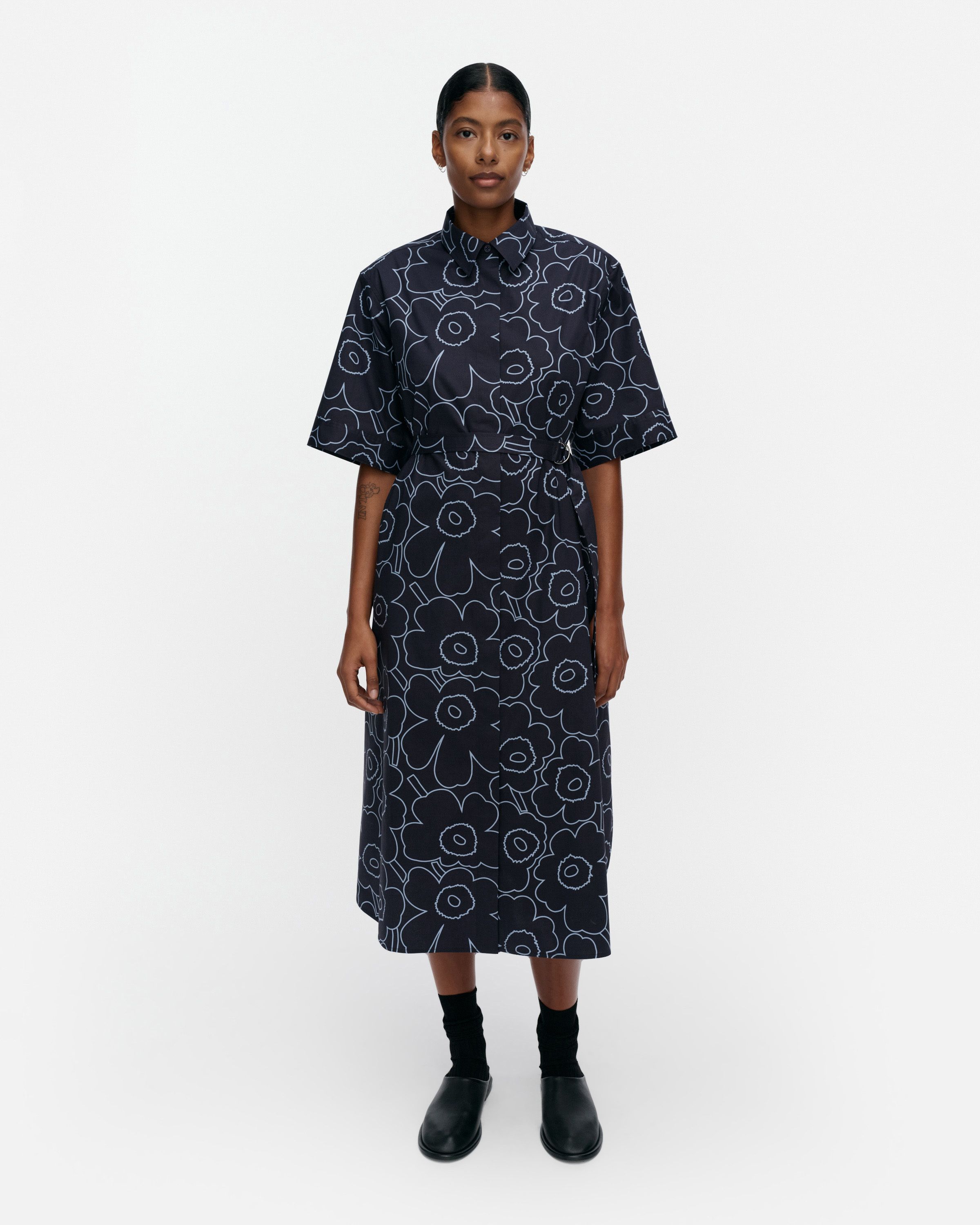 Myy Unikko skirt black,dark gray | Marimekko