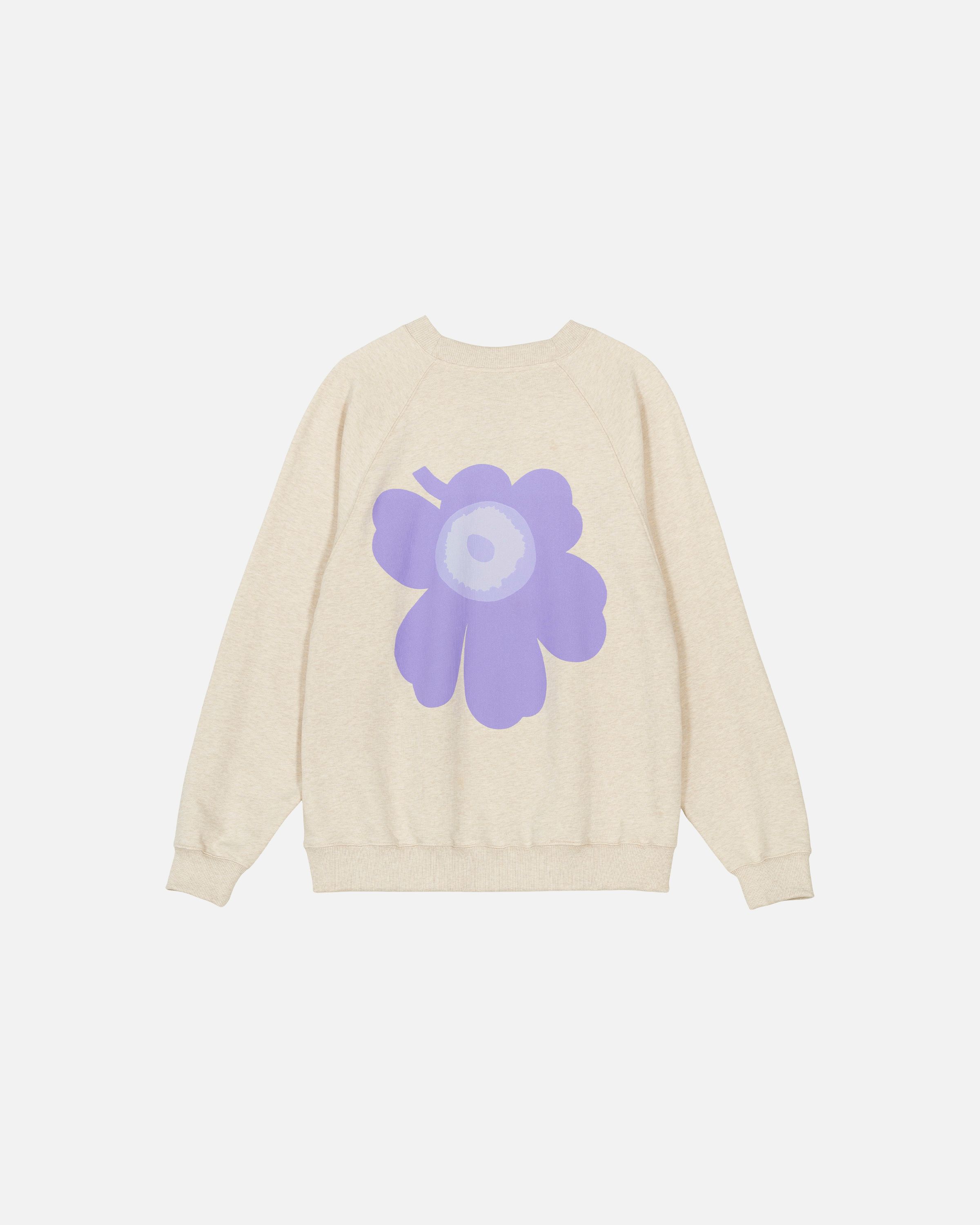 Riemu Unikko Placement Kioski sweatshirt beige melange, lilac
