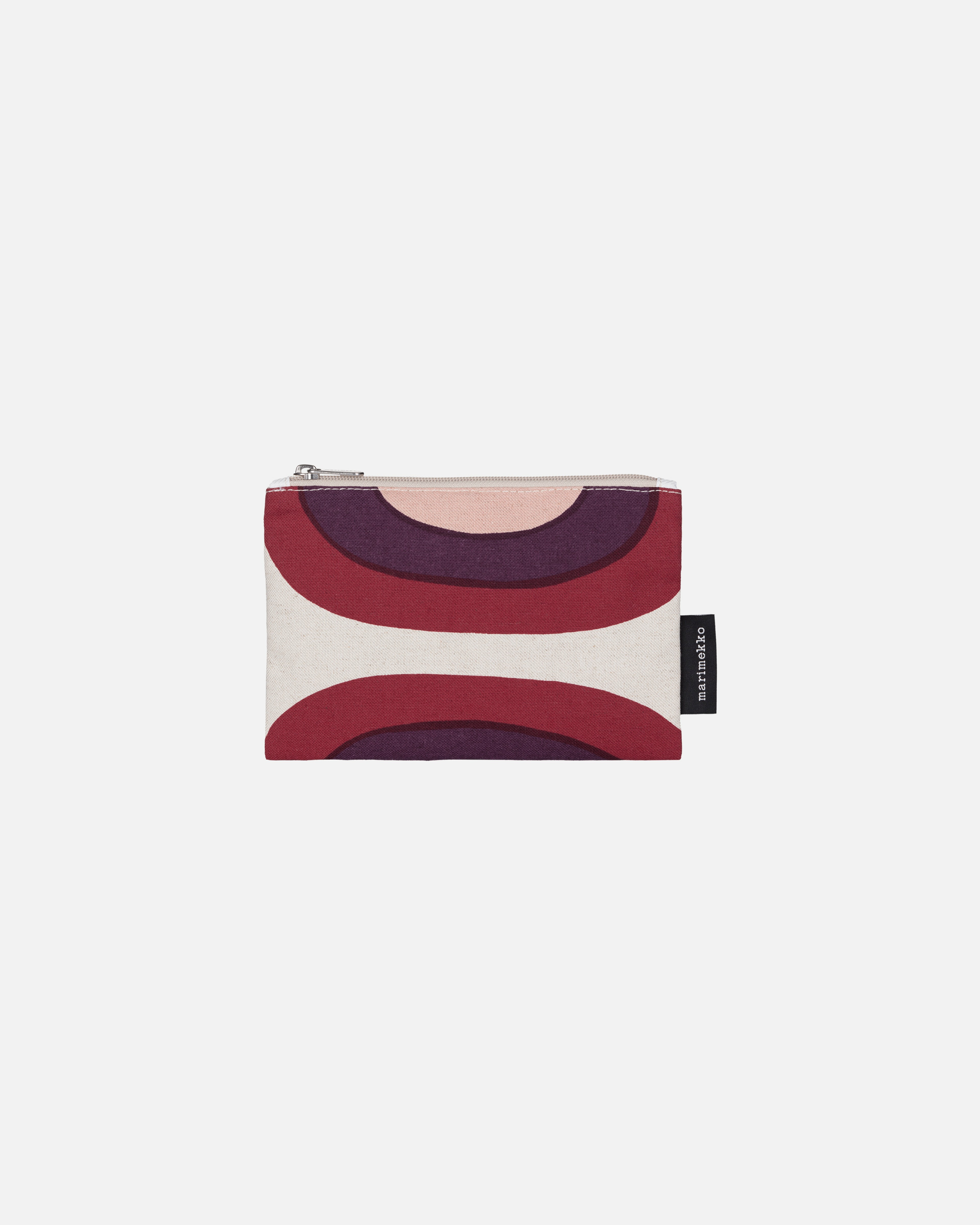 Melooni, Pouch, linen, red, rose,