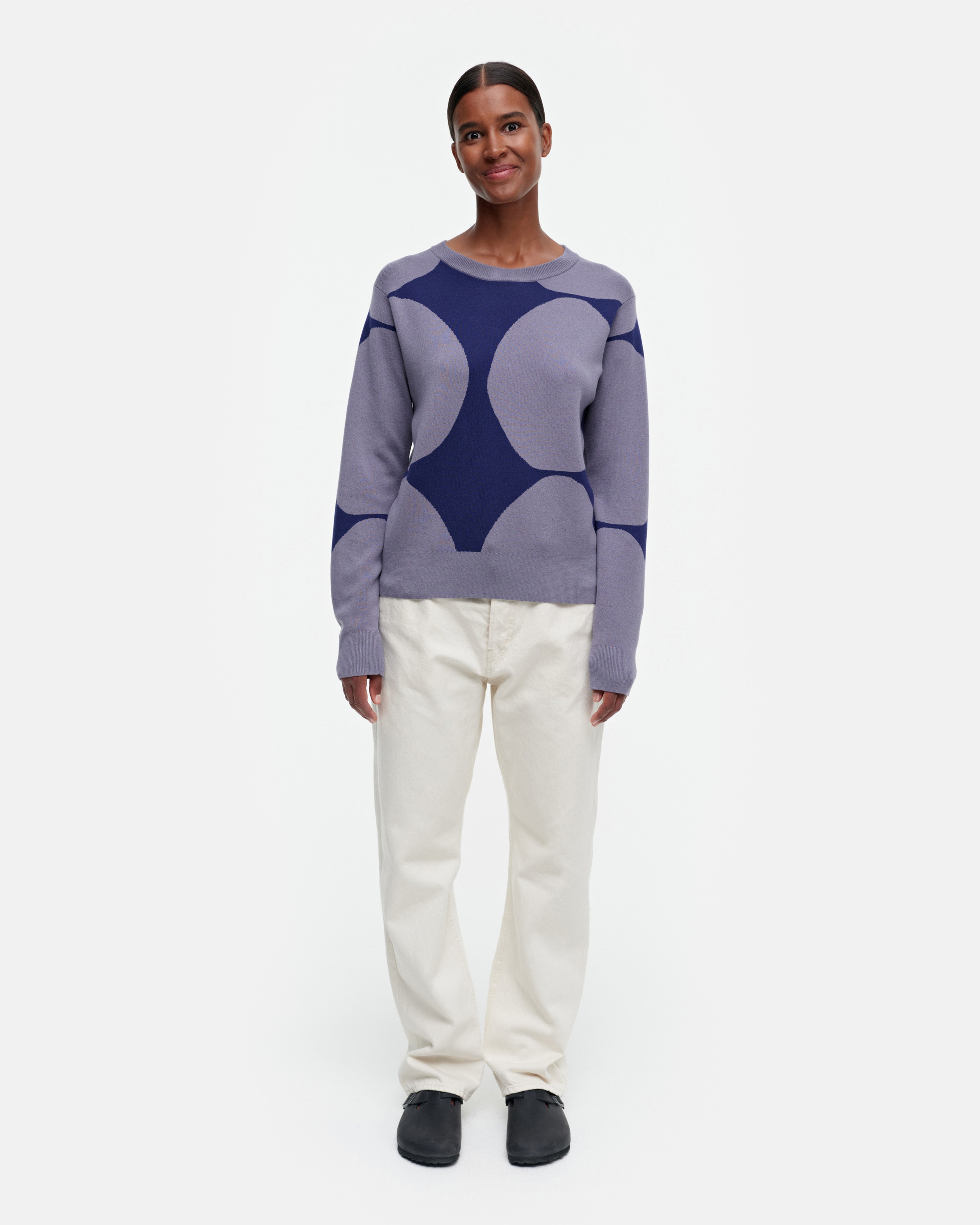 Louhe, Pull-over en tricot, bleu, bleu foncé,