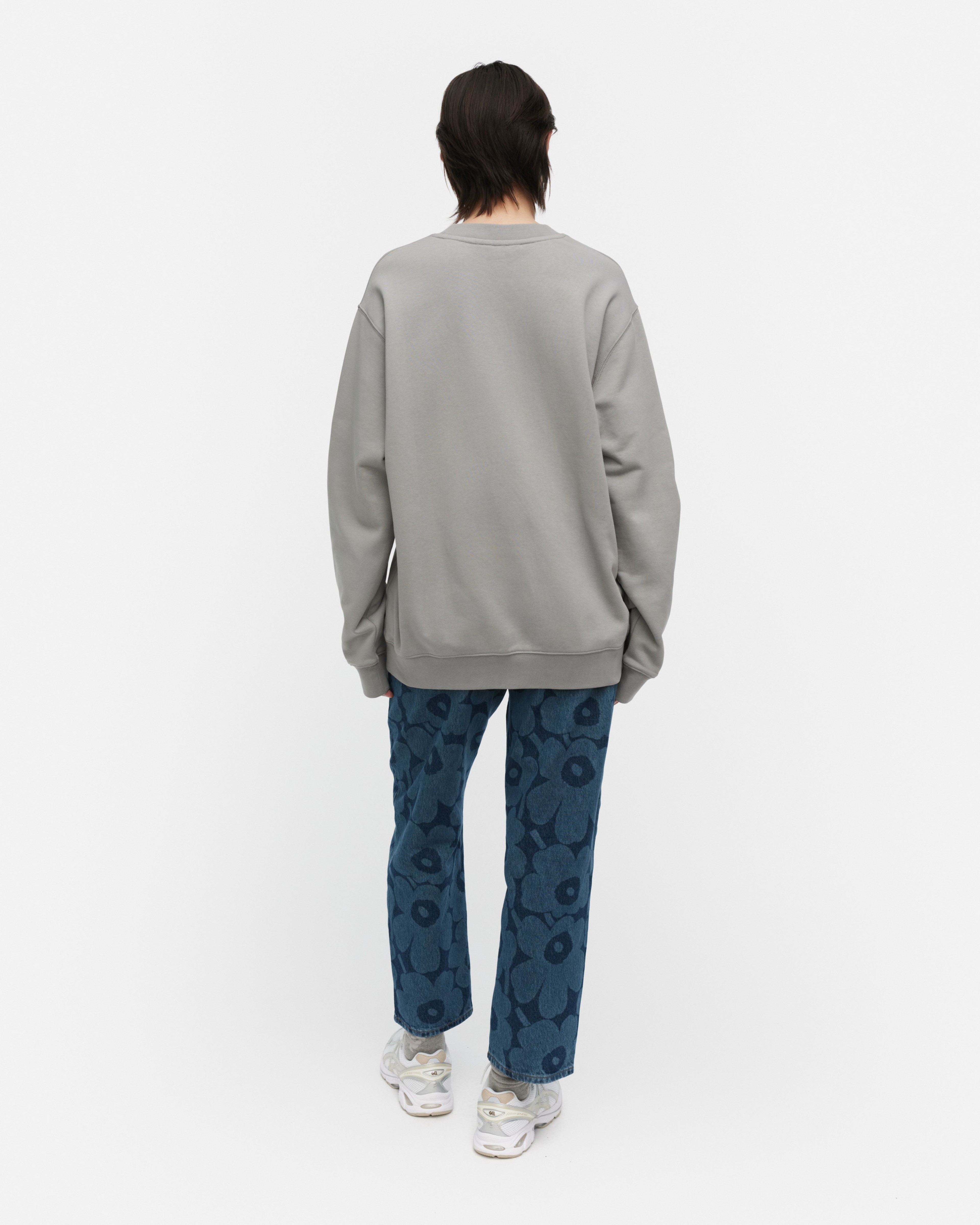 Loisto Unikko Placement, Kioski sweatshirt, grey, off white,