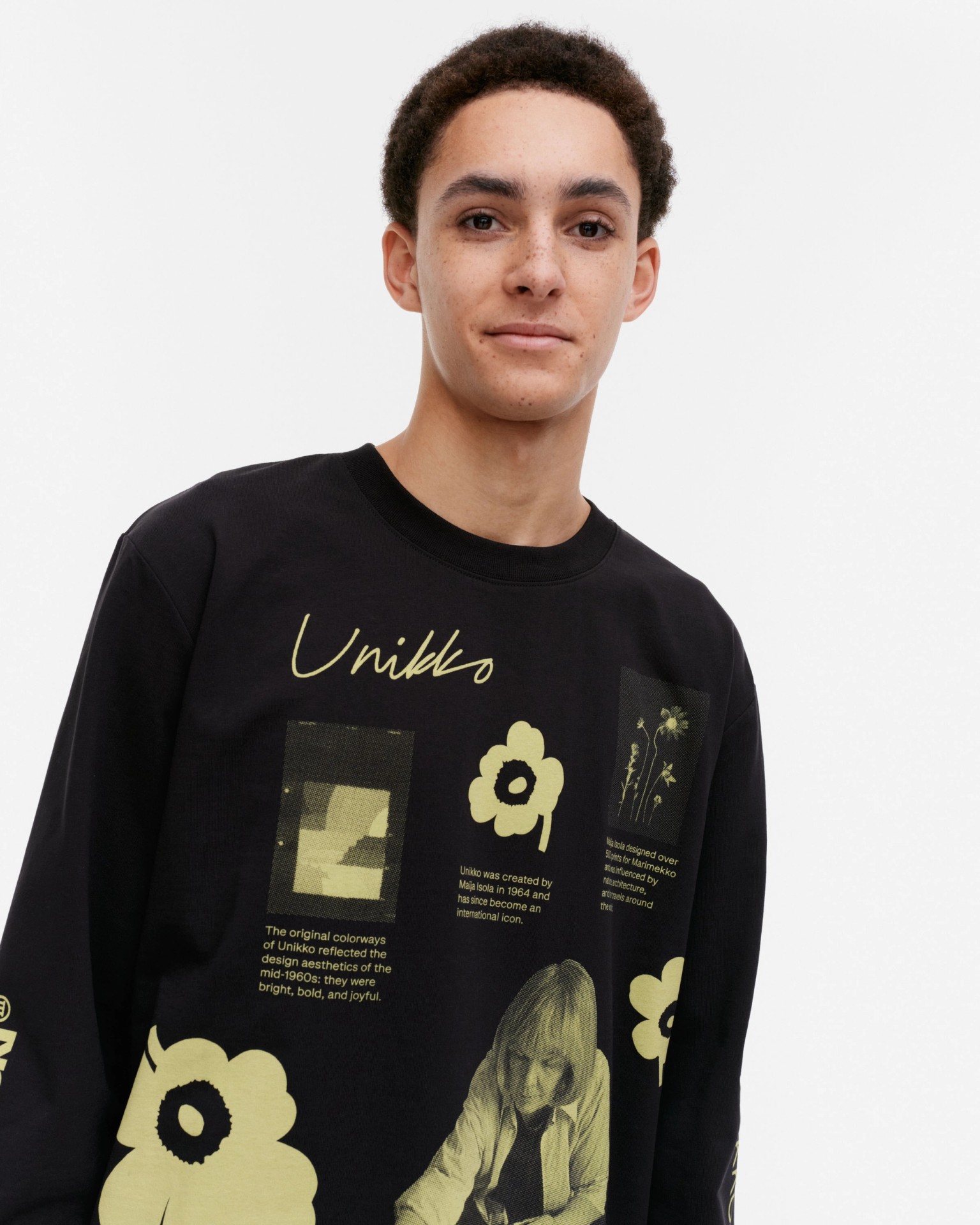 Biitti Unikko Tribute Placement, Kioski jersey shirt, black, light yellow,