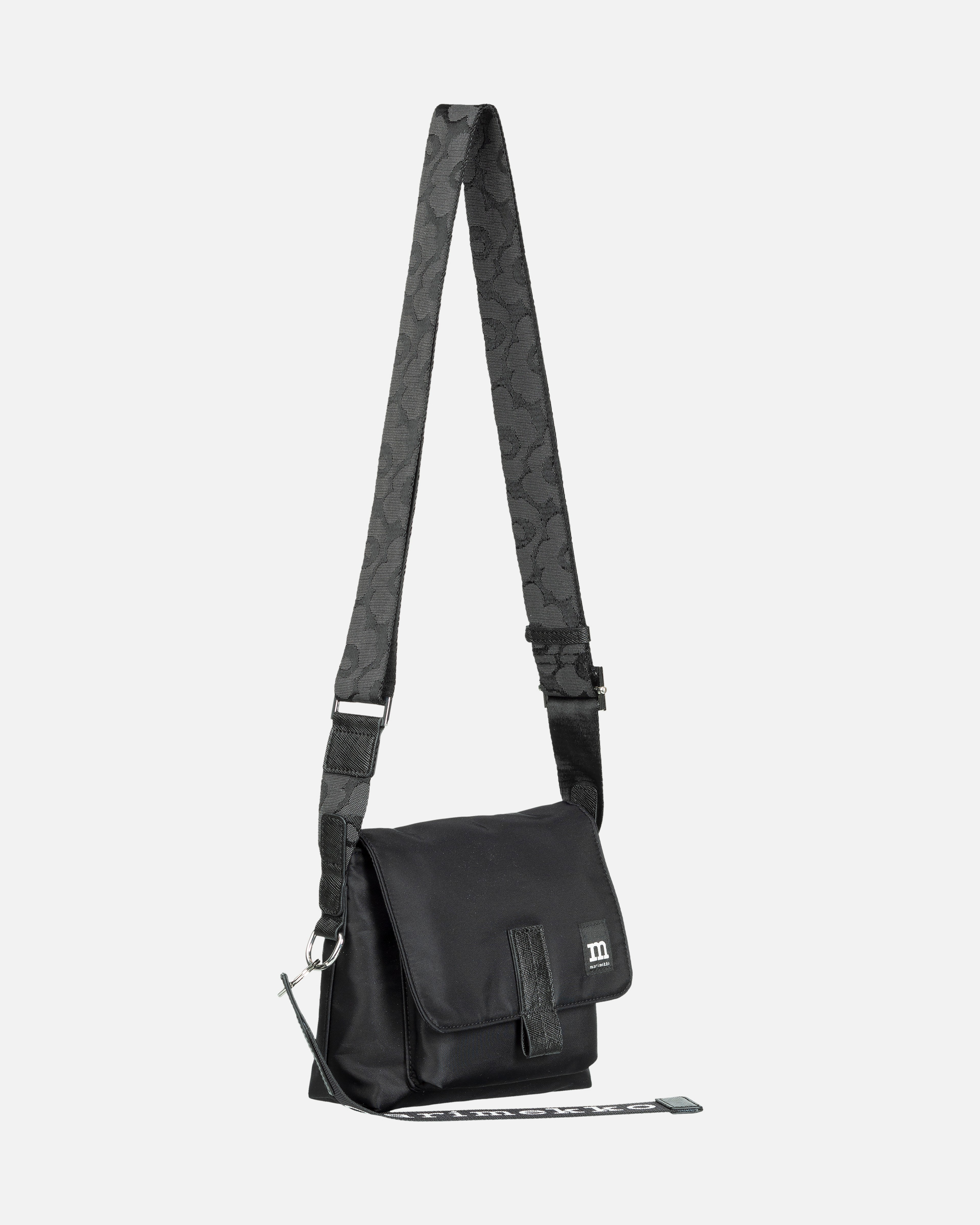 Mini Messenger Solid, Shoulder bag, black,