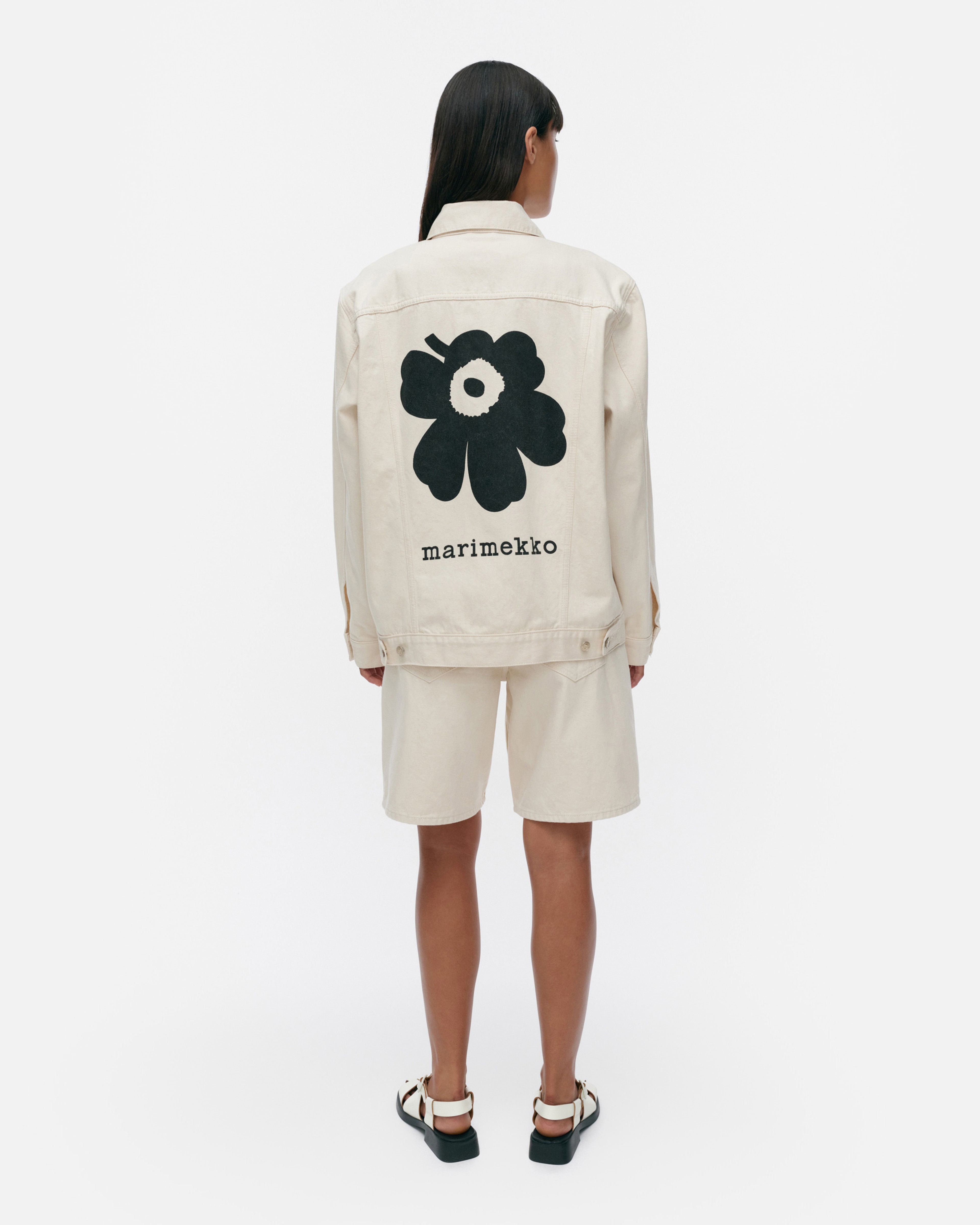 Maridenim Murros Unikko Plcmt, Denim jacket, natural,