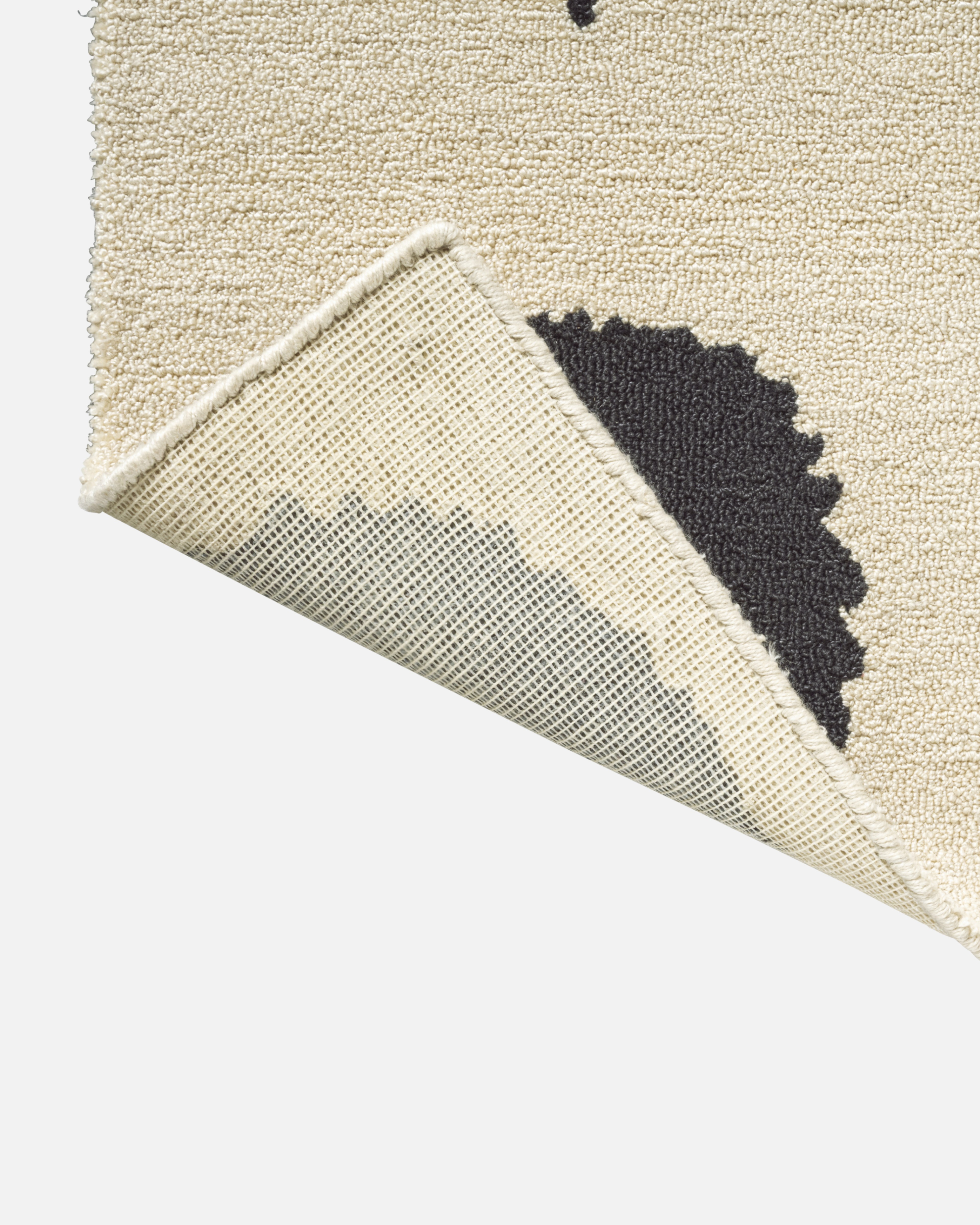 Unikko Outdoor, Rug 160 x 230 cm, charcoal, white,