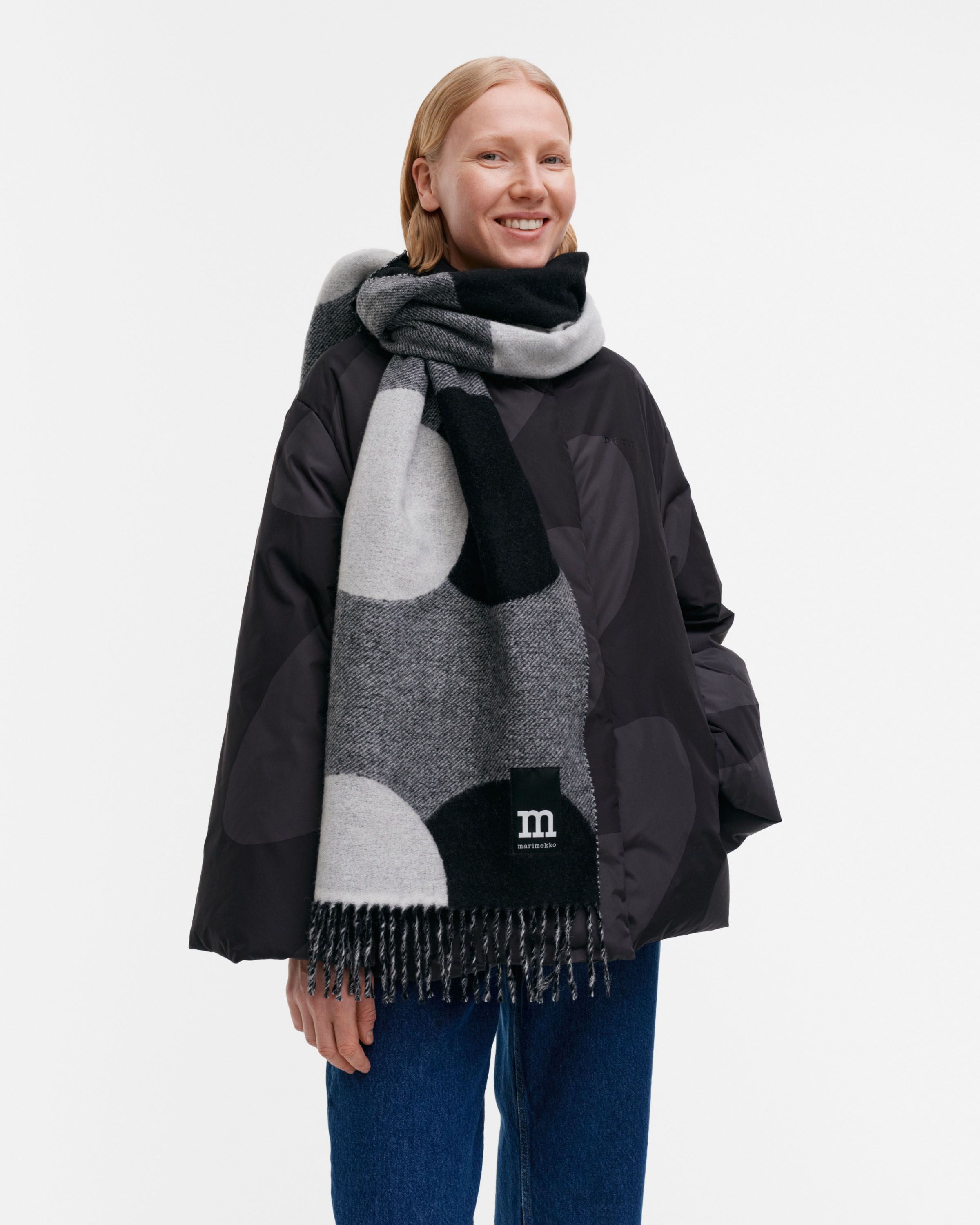 24AW■marimekko■Oydis Peili ウールブレンド マフラー ロゴ Oydis Peili Scarf | Marimekko