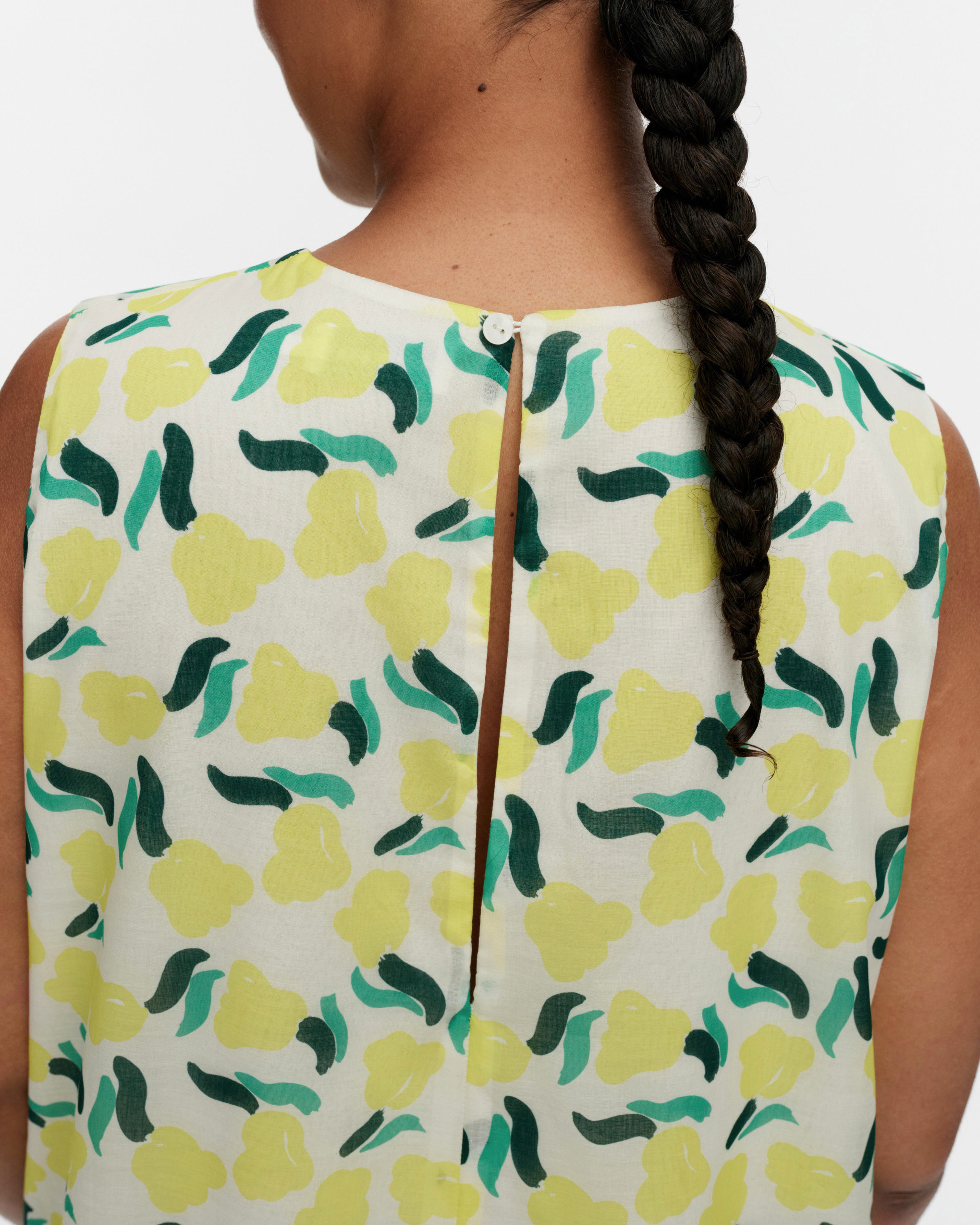 Piirroot Lemmitty, Dress, white, yellow, green,