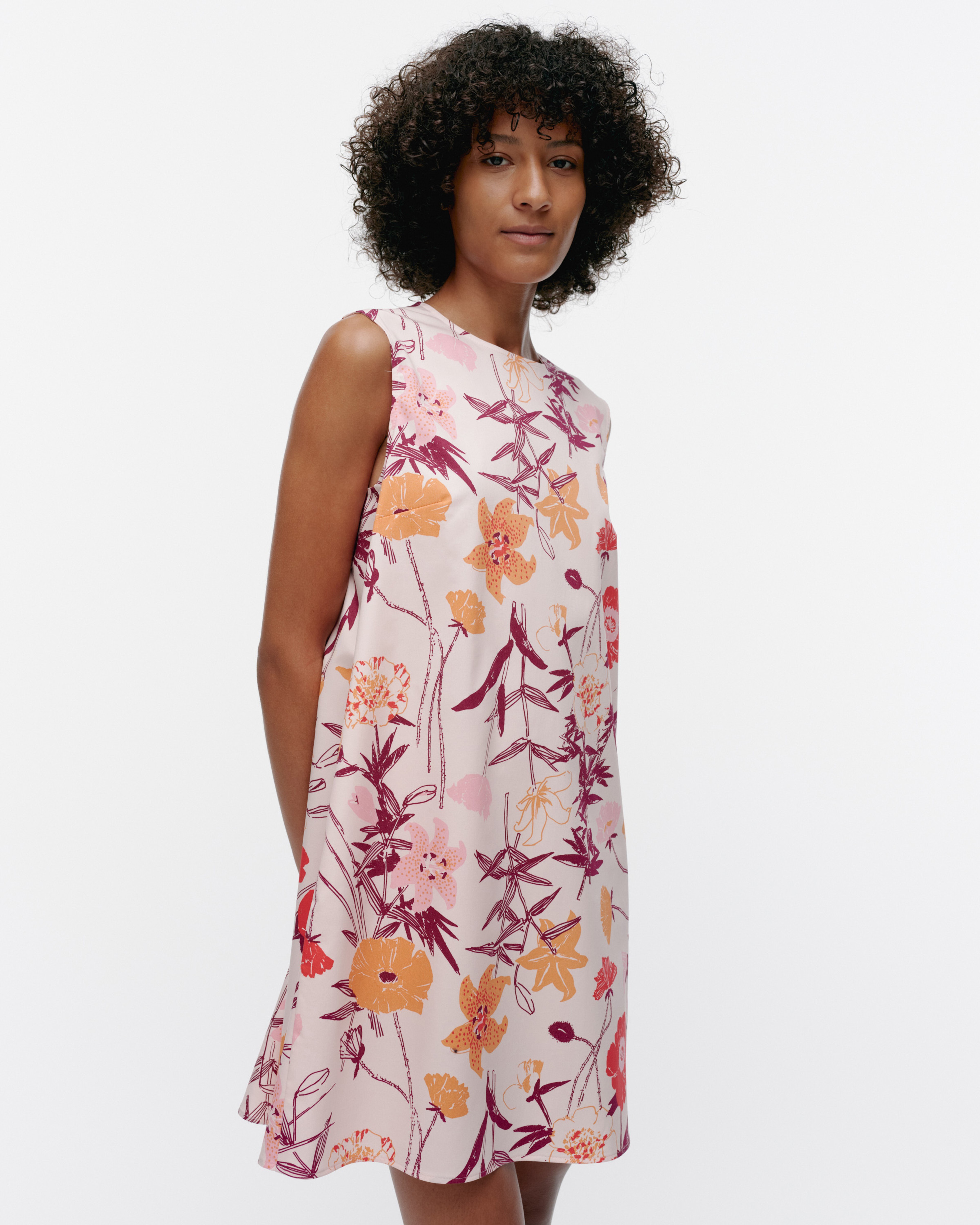 Palatsi Perenna, Marimini dress, rose, wine red, orange,