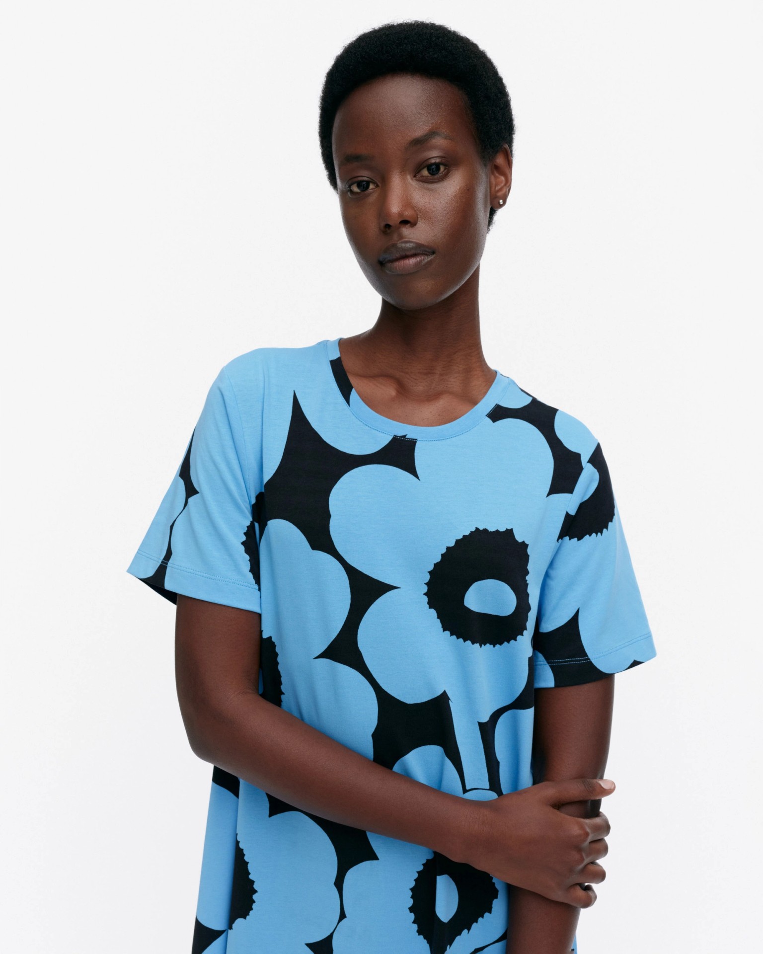 Pisteinen Unikko, Dress, blue, black,