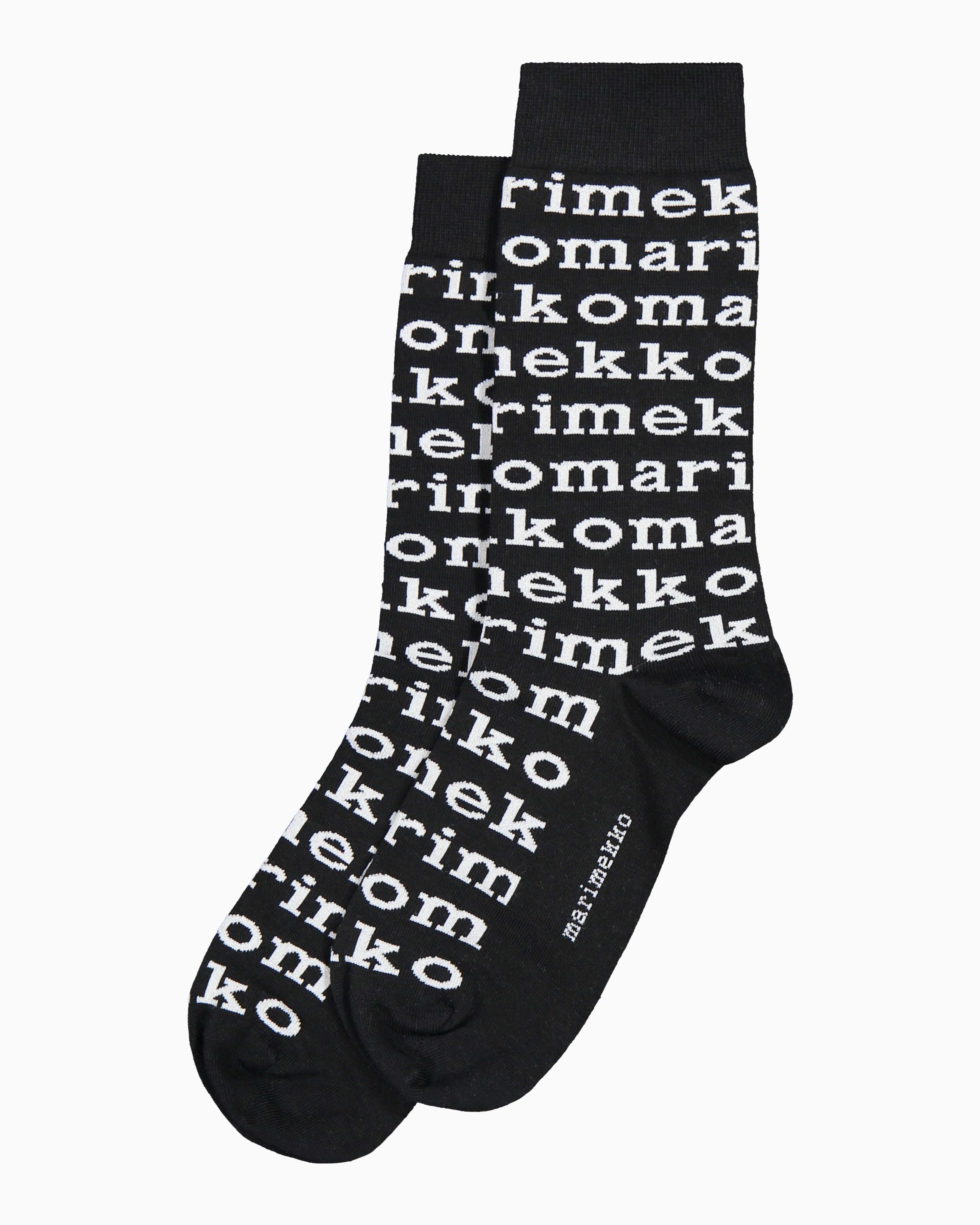 Salla logo, -sukat, musta,valkoinen,