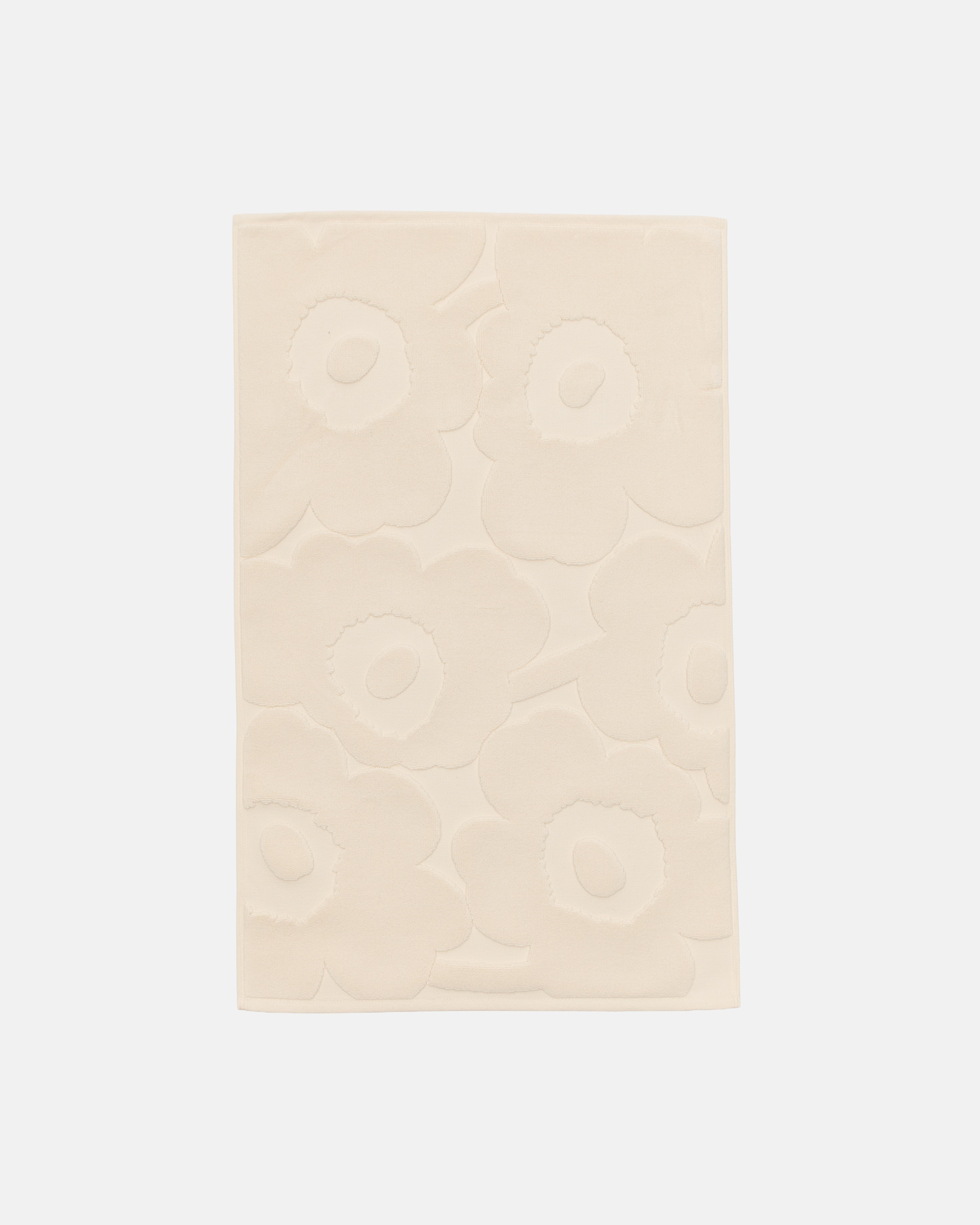 Unikko, Bath mat, off white,