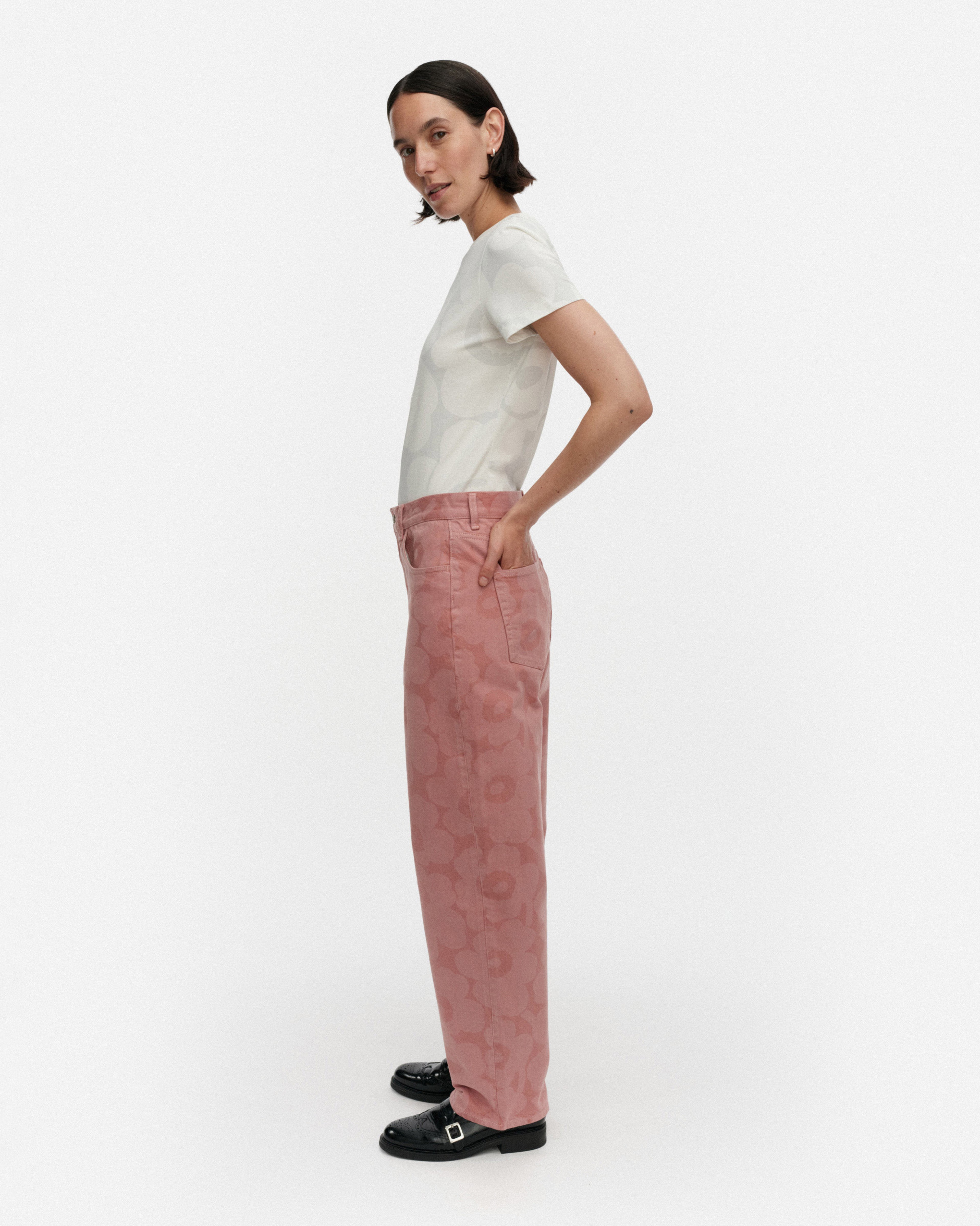 Maridenim Barrel Unikko L, Jeans (long), pink, light pink,
