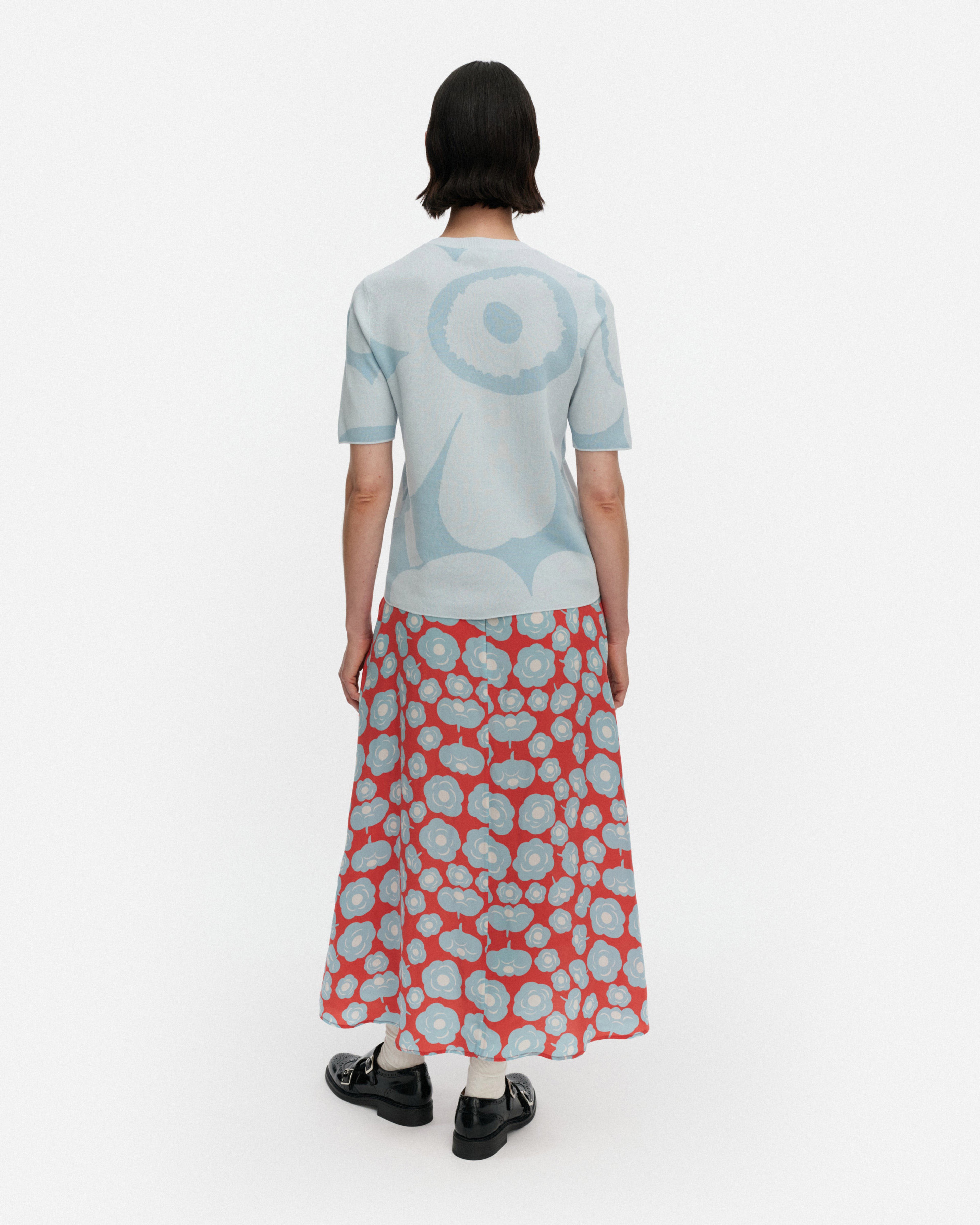 Oletus Unikko, Knitted pullover, light blue, light blue,