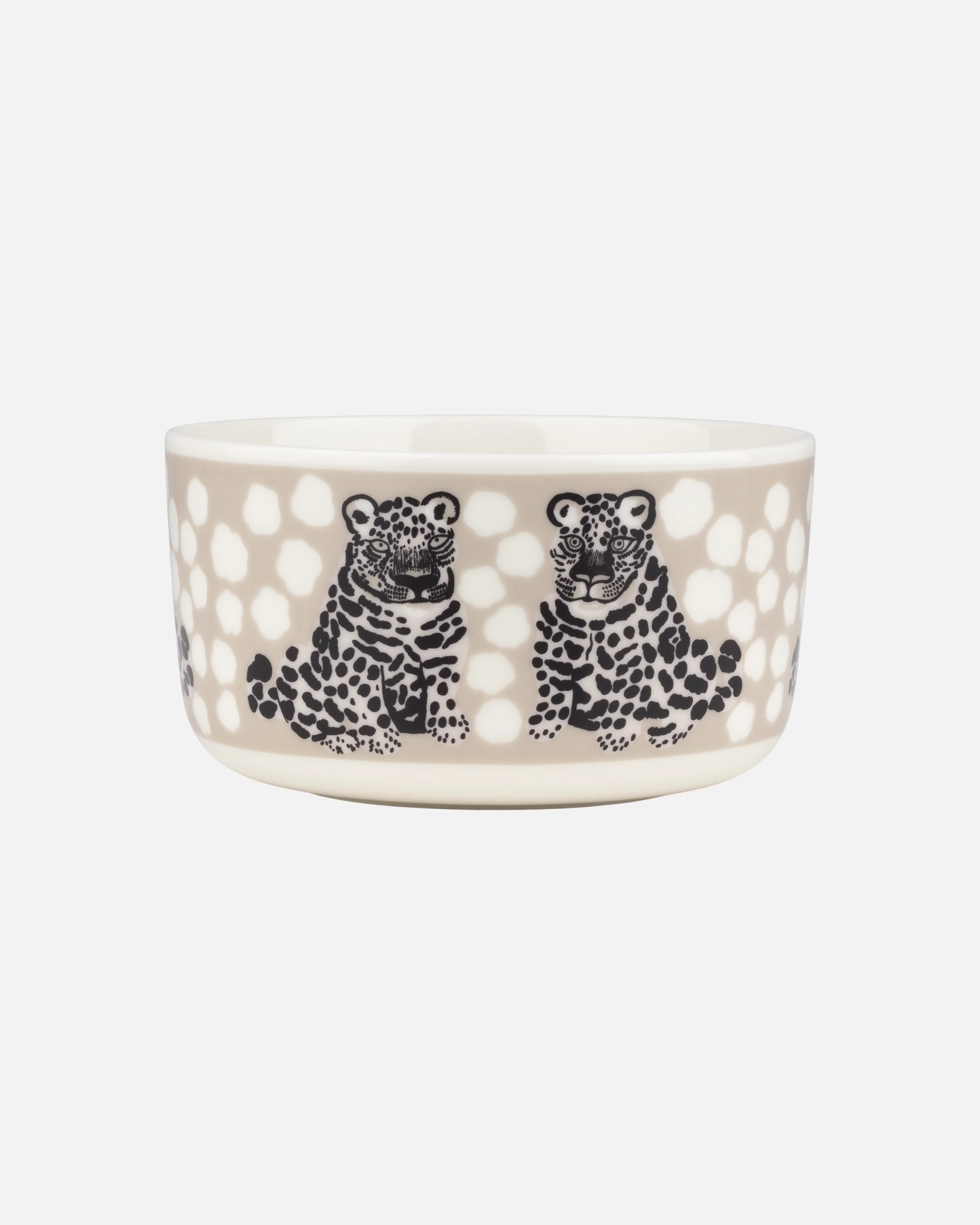 Oiva / Kaksoset, Bol 5dl, greige, black, white,