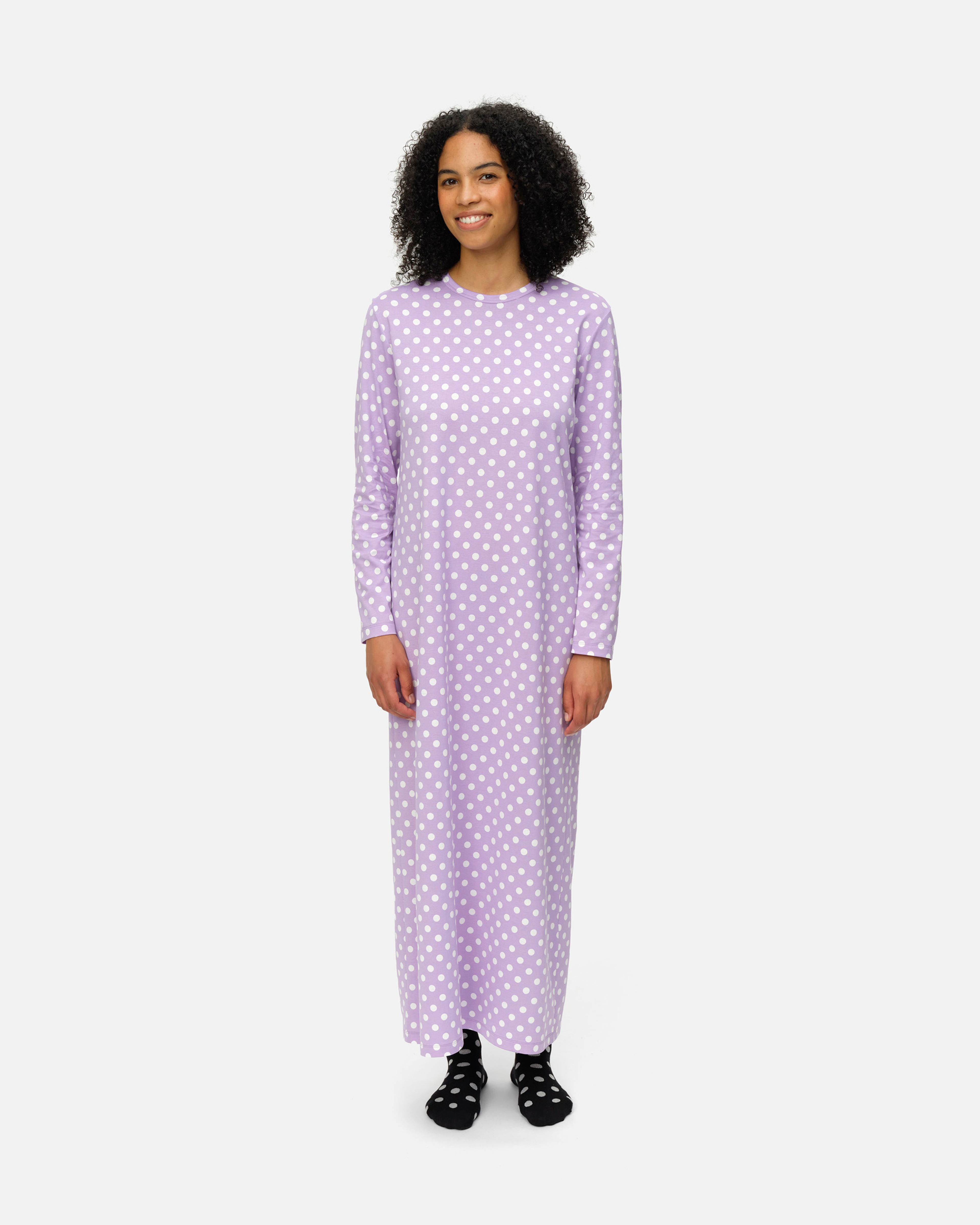 Kivikko Pallo, Nightgown, off white, lilac,