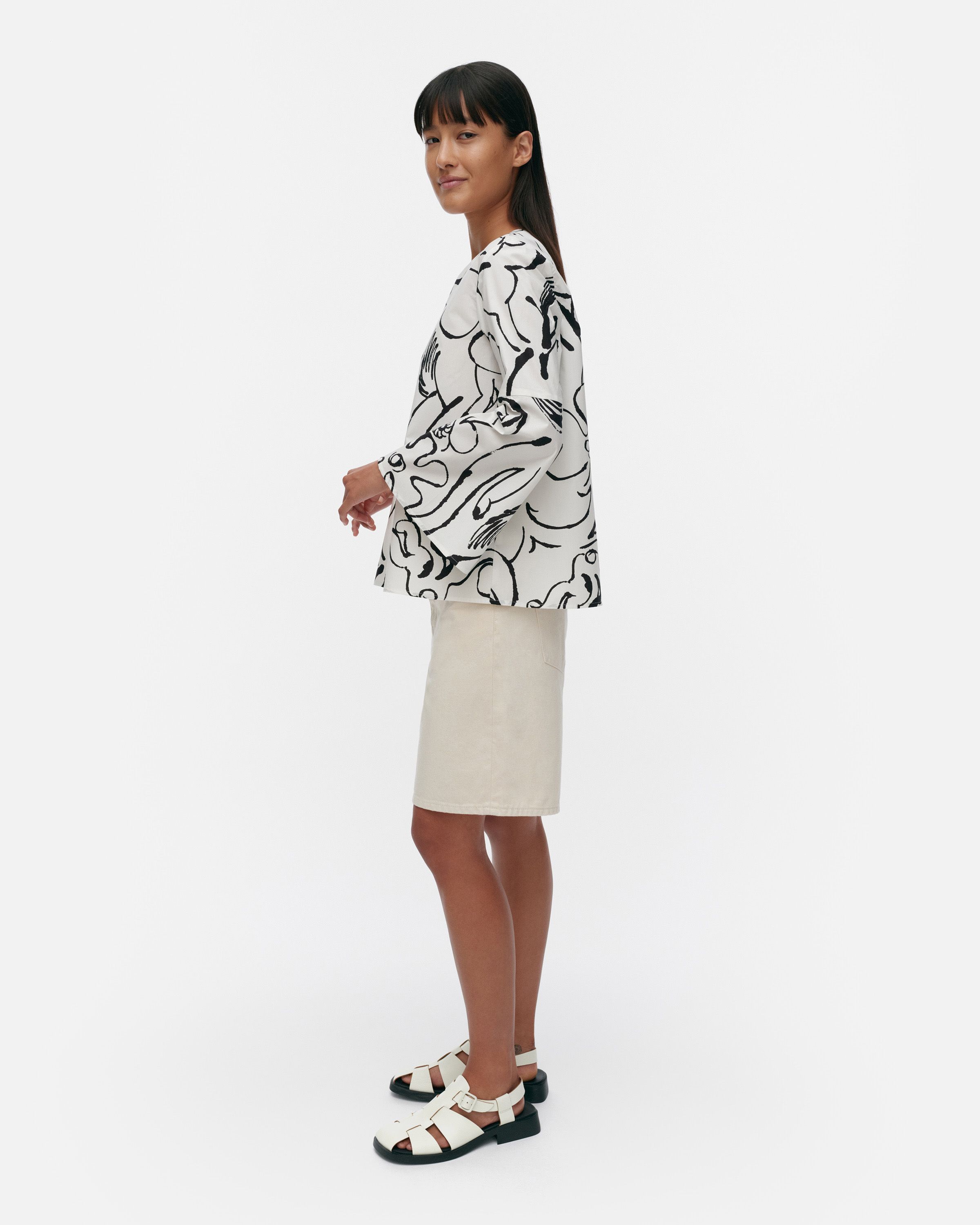 マリメッコ Marimekko Pelargoni Baluns blouse Pelargoni Baluns Blouse | Marimekko