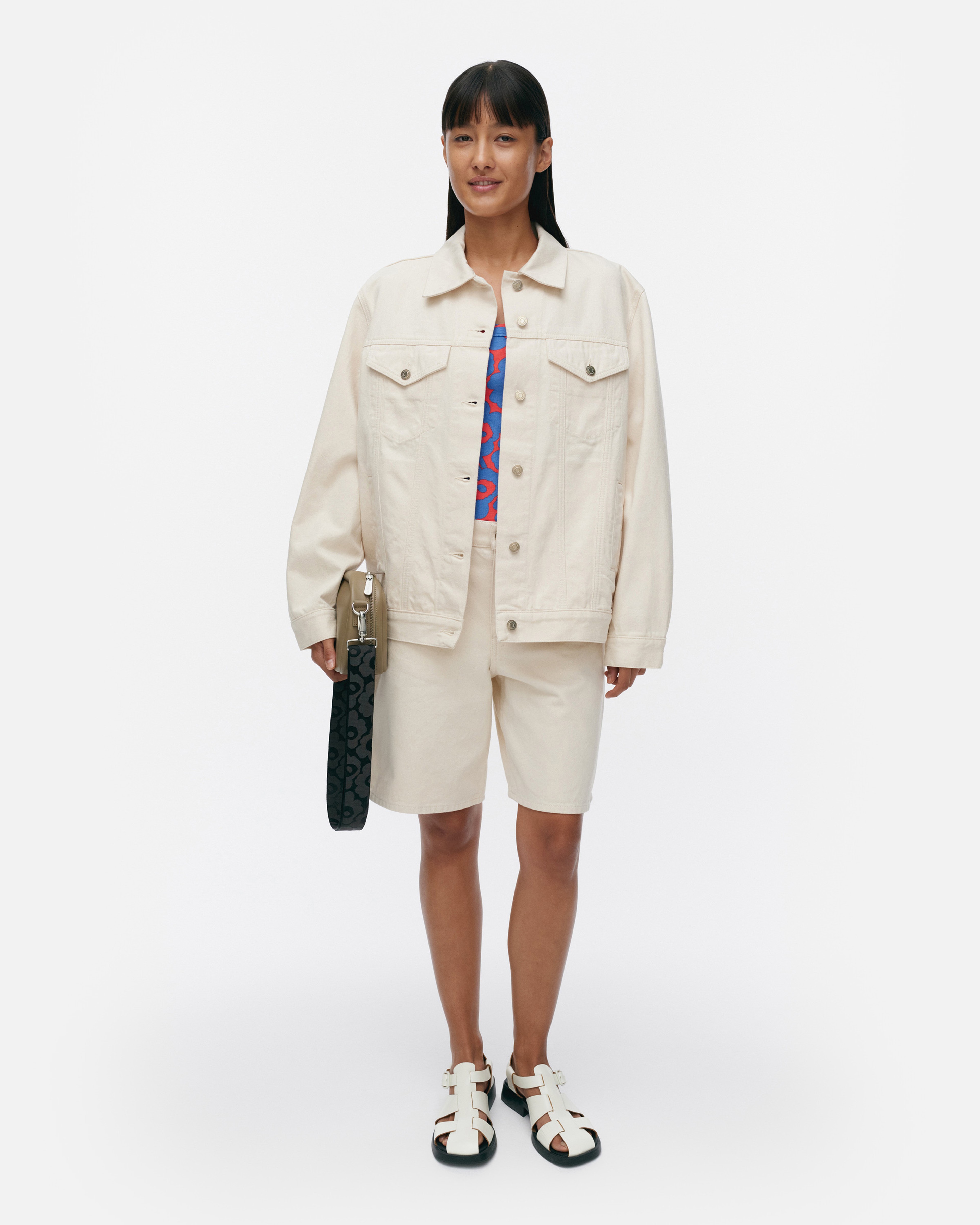 Maridenim Murros Unikko Plcmt, Denim jacket, natural,