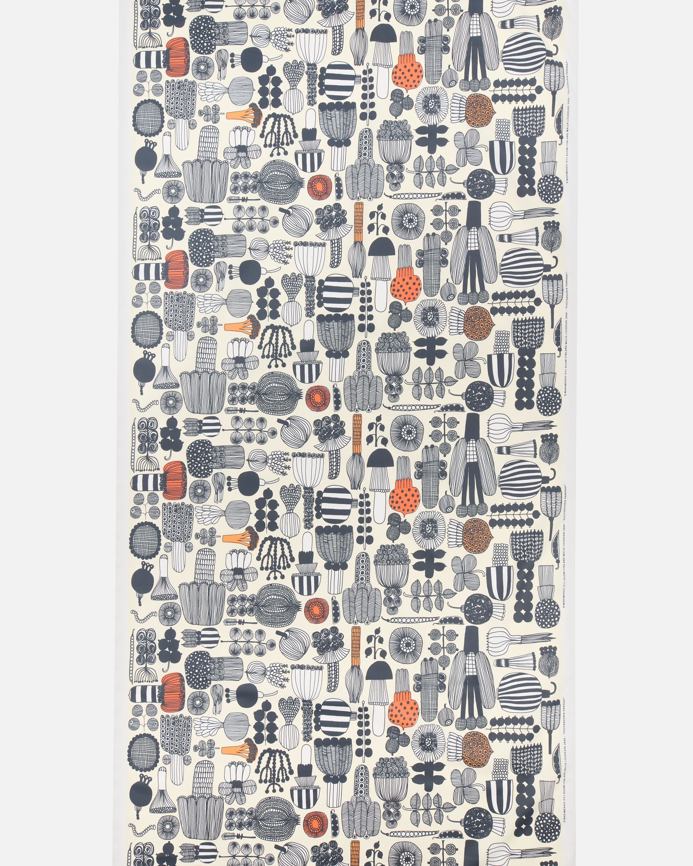 Puutarhurin Parhaat acrylic coated cotton | Marimekko