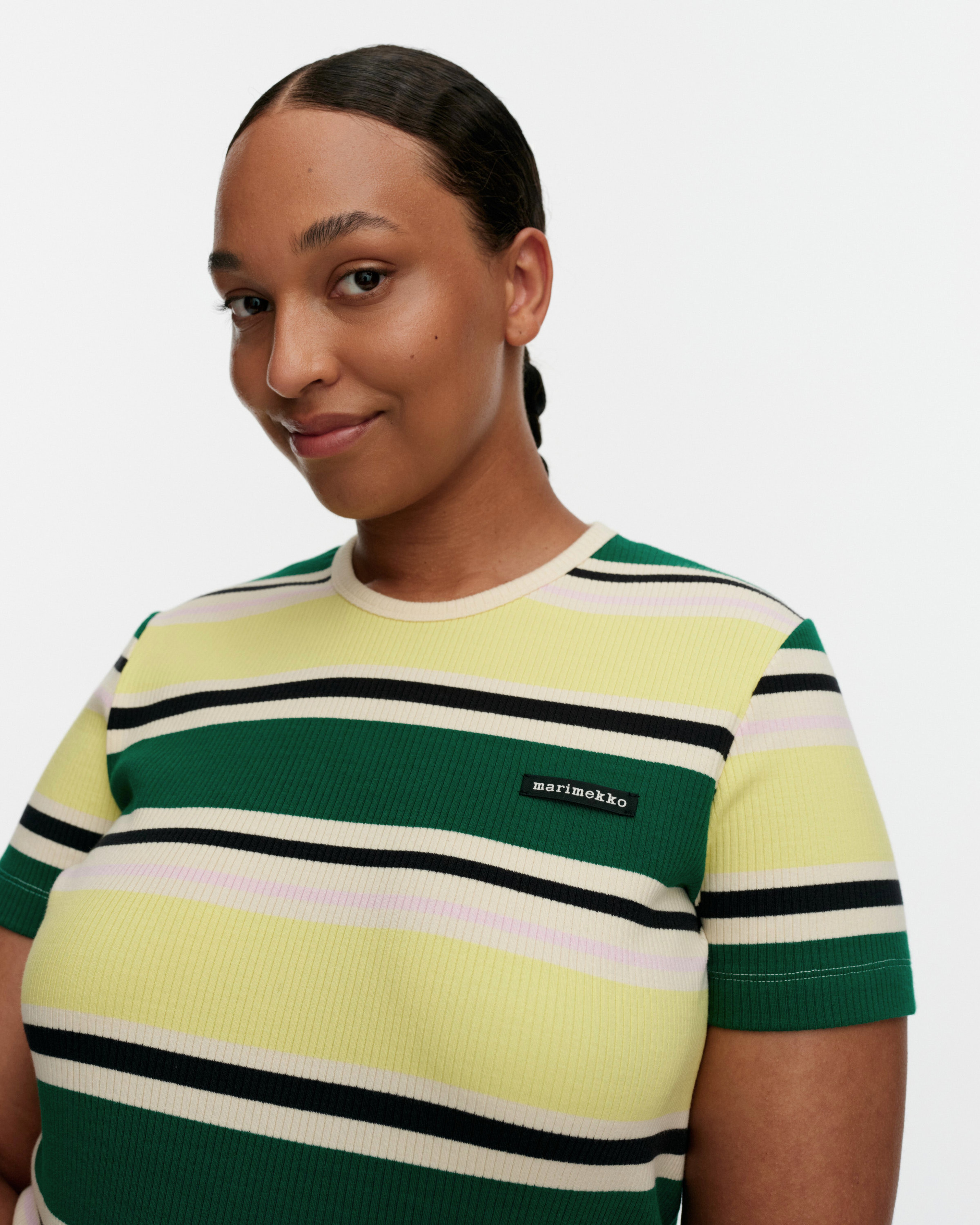 Hakea Helvi, Dress, dark green, yellow, black,