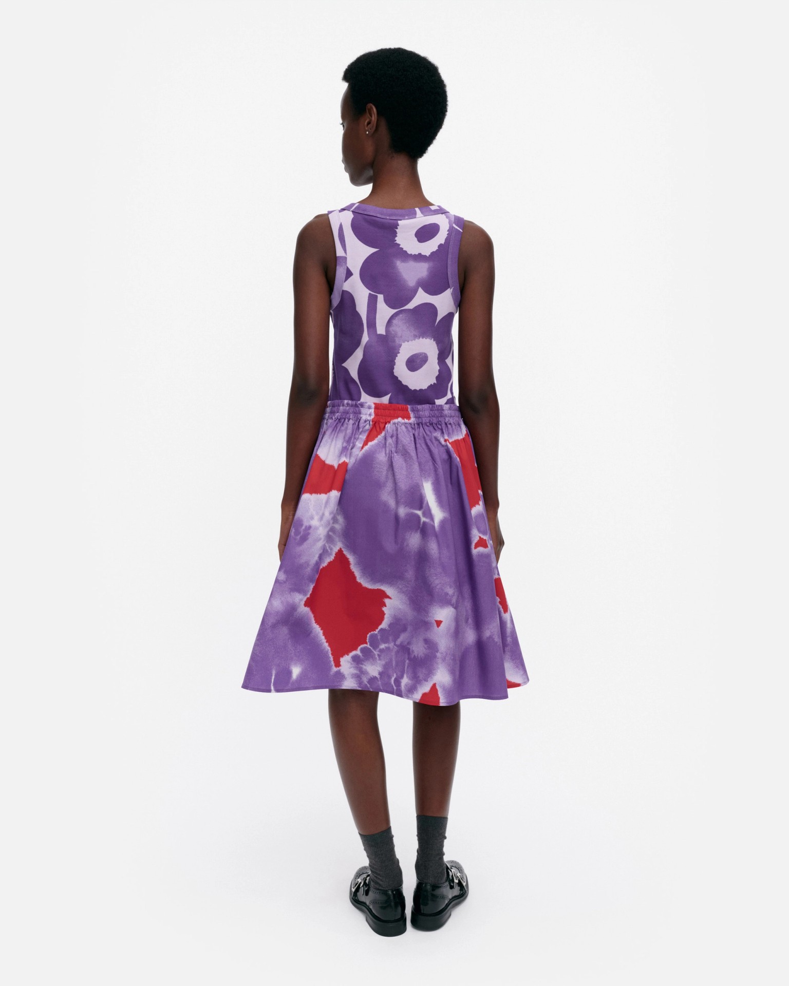 Poiminnot Kehäkukka, Skirt, lilac, red,