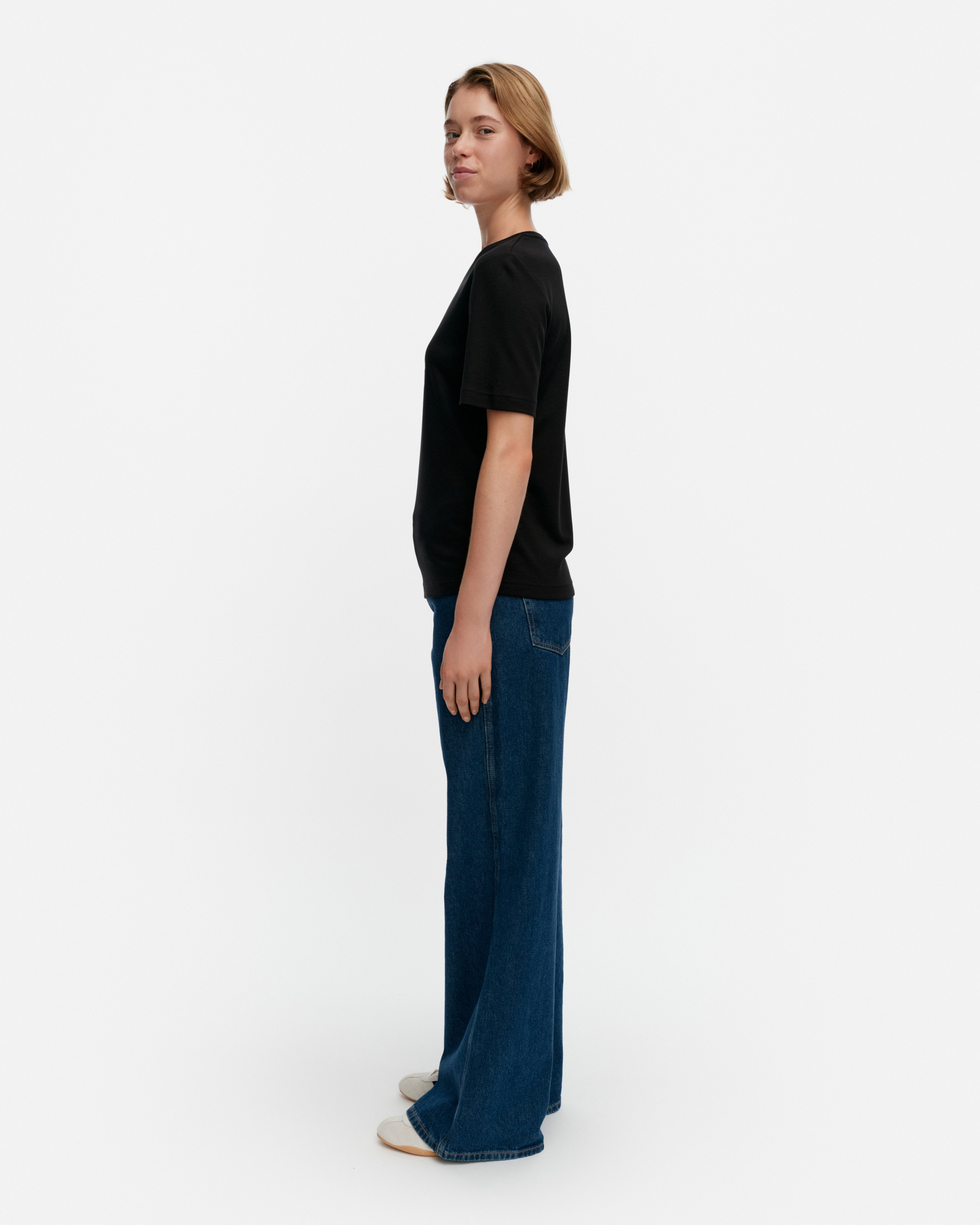 Keveys, T-shirt, black,