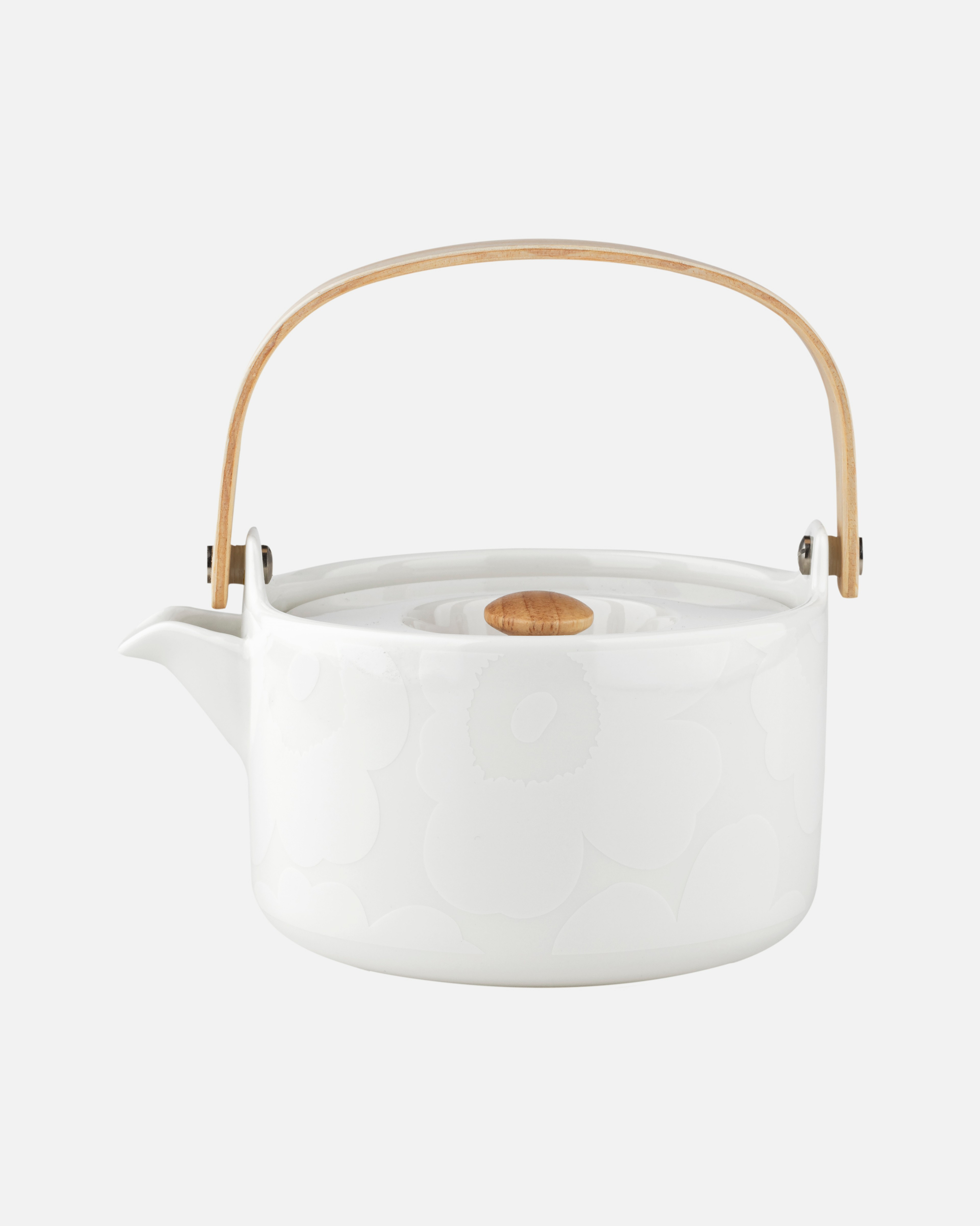 Oiva / Unikko, Teapot 7 dl, white,white,