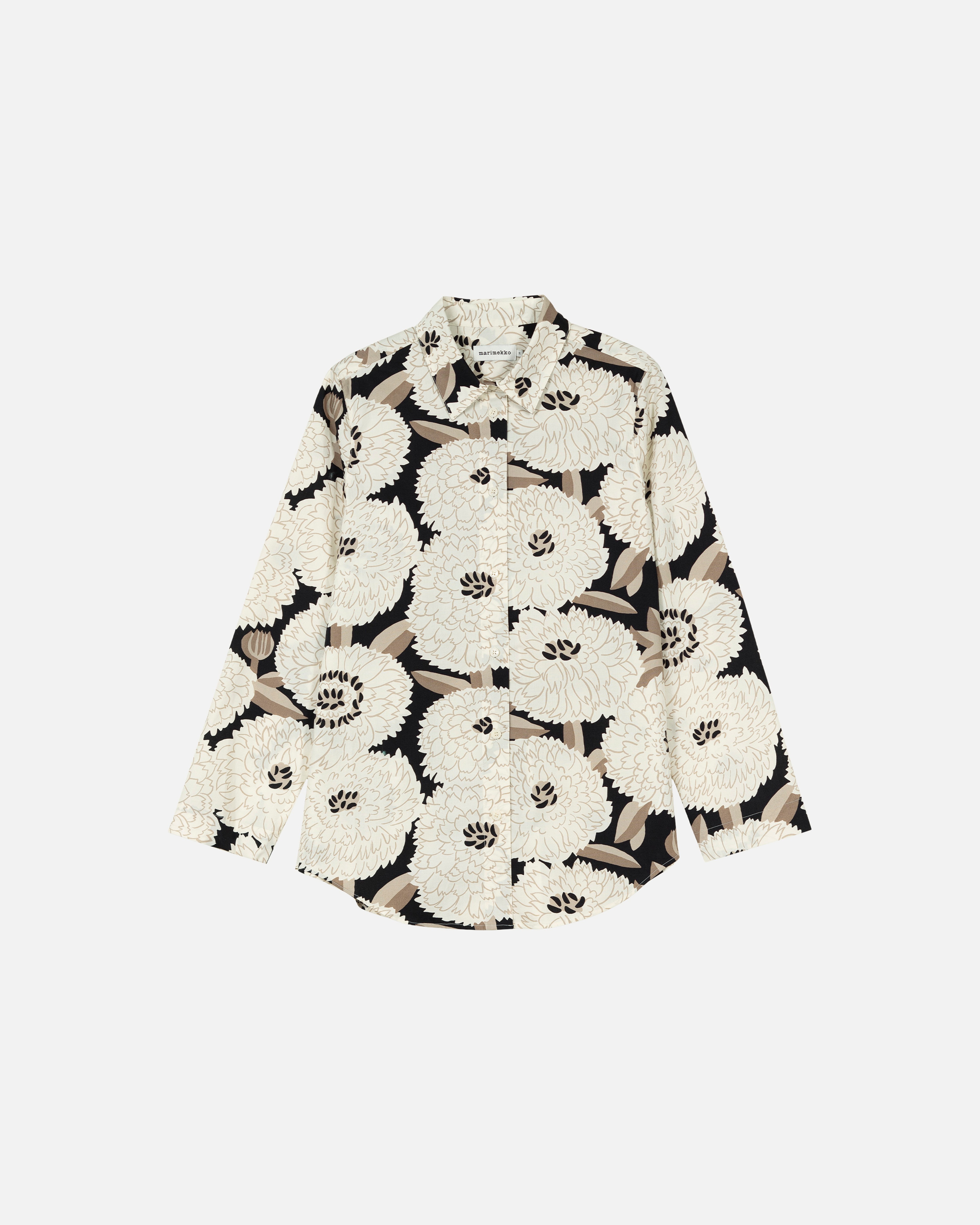 Josat Primavera, Shirt, off white, beige, brown, black,