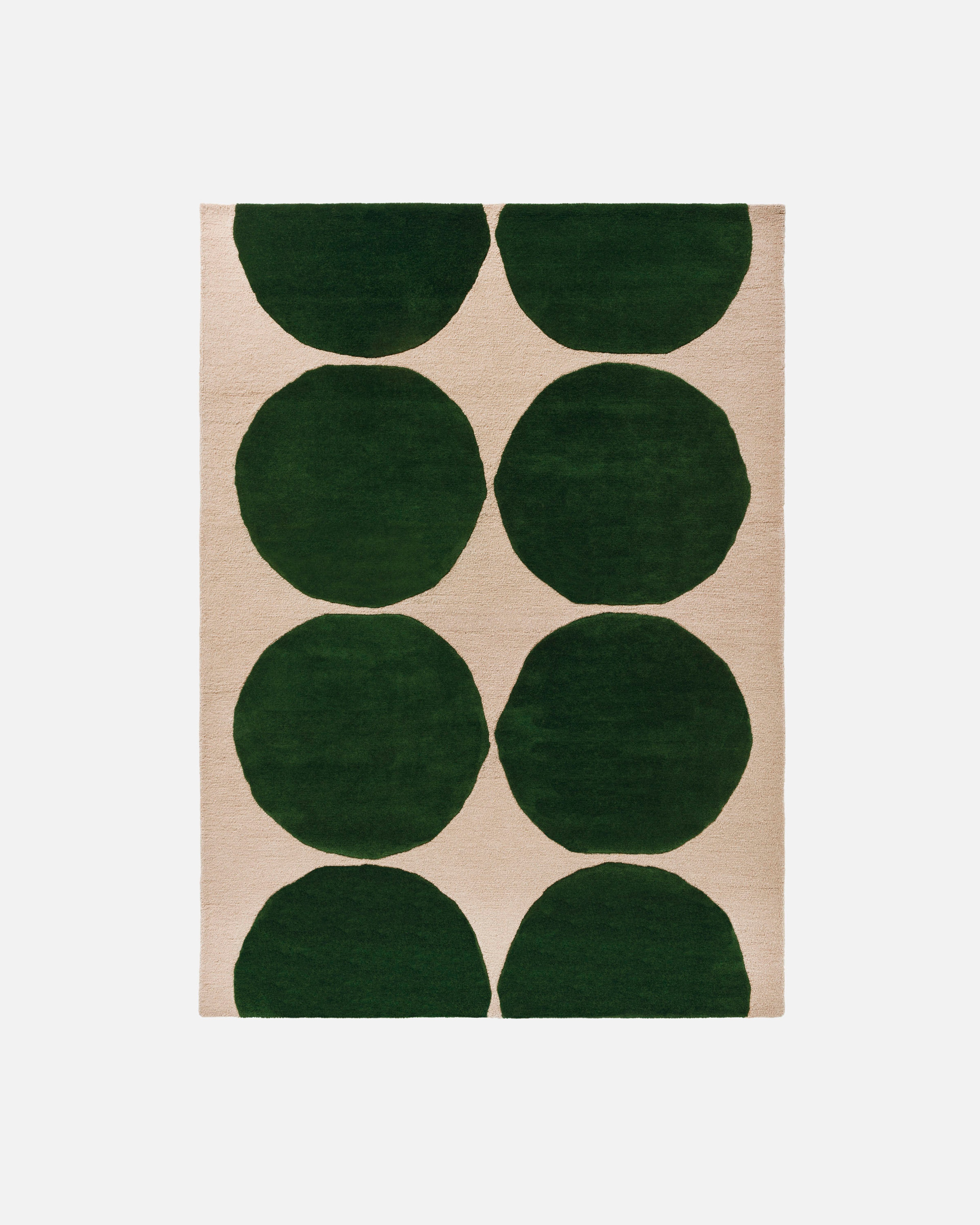 Isot Kivet, Matto 170x240 cm, vihreä,