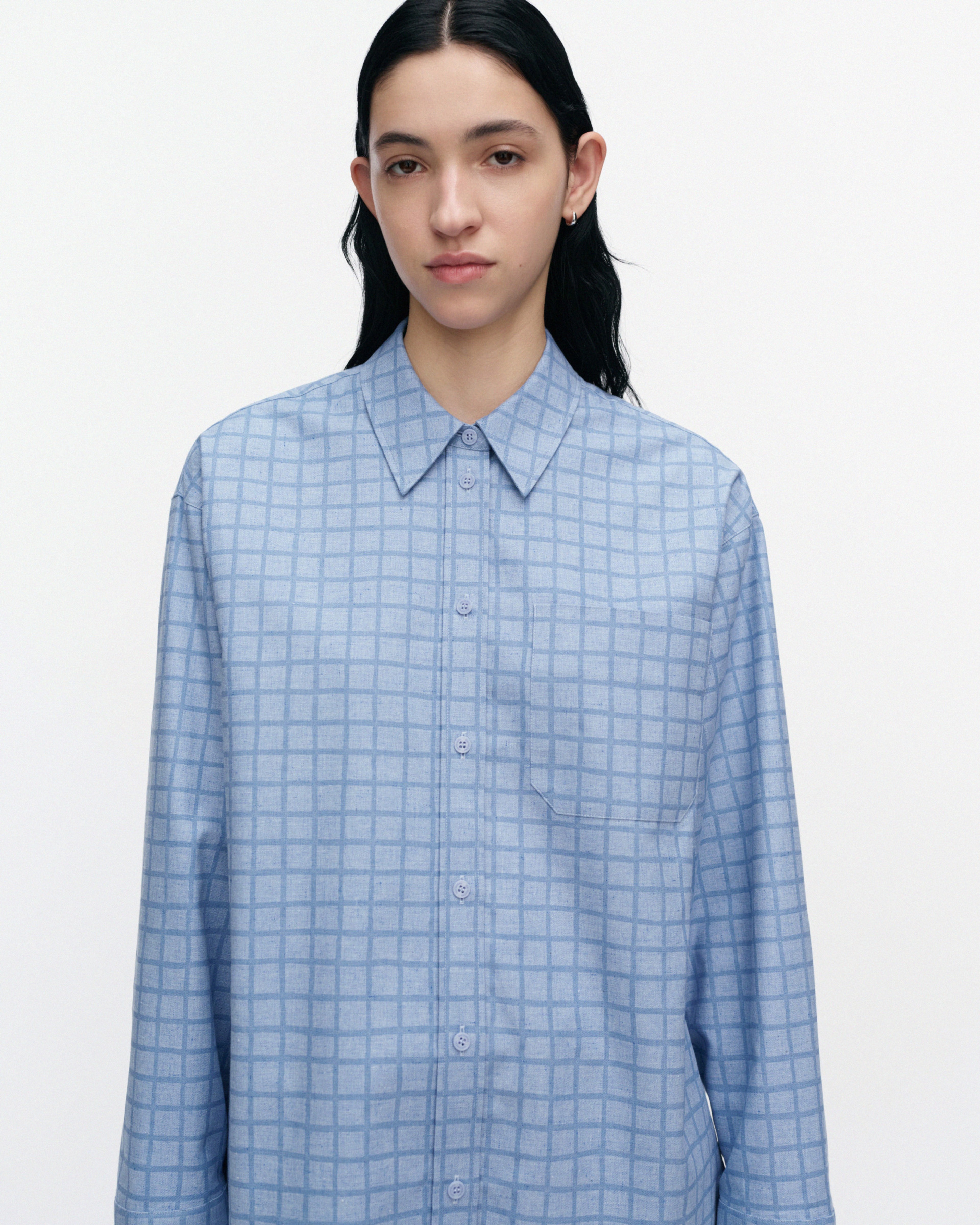 Toistuma Pikku Ruutu, Shirt, light blue, blue,