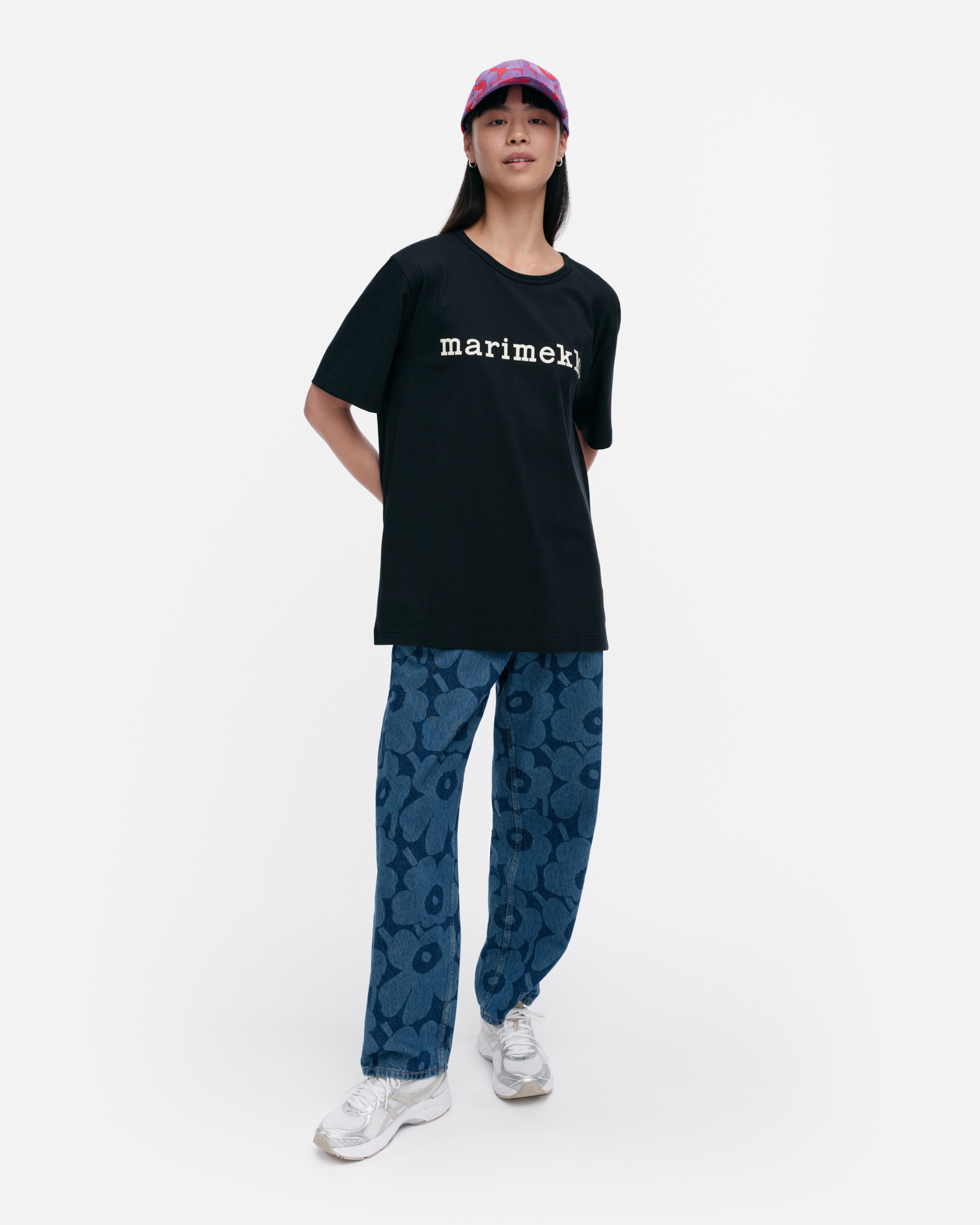 Vihne Logo Placement, Kioski t-shirt, black, off white,