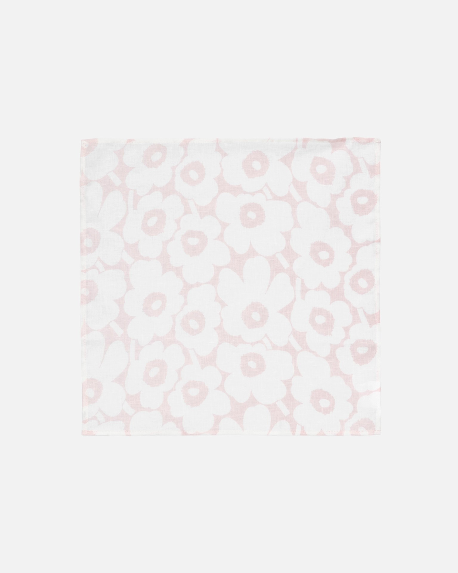 Mini Unikko, Napkin, white, pink,