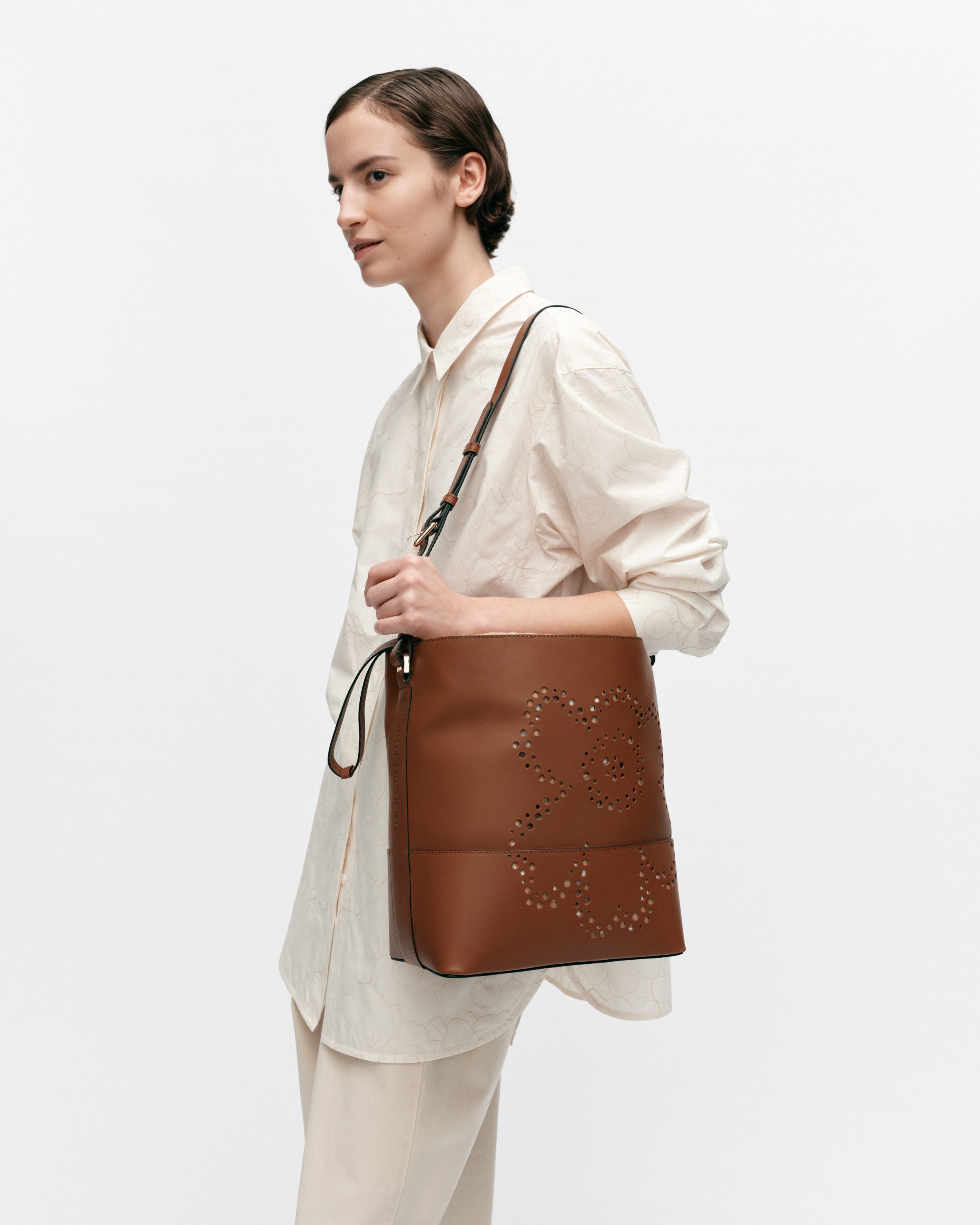 Imprint Tote Unikko, brown,