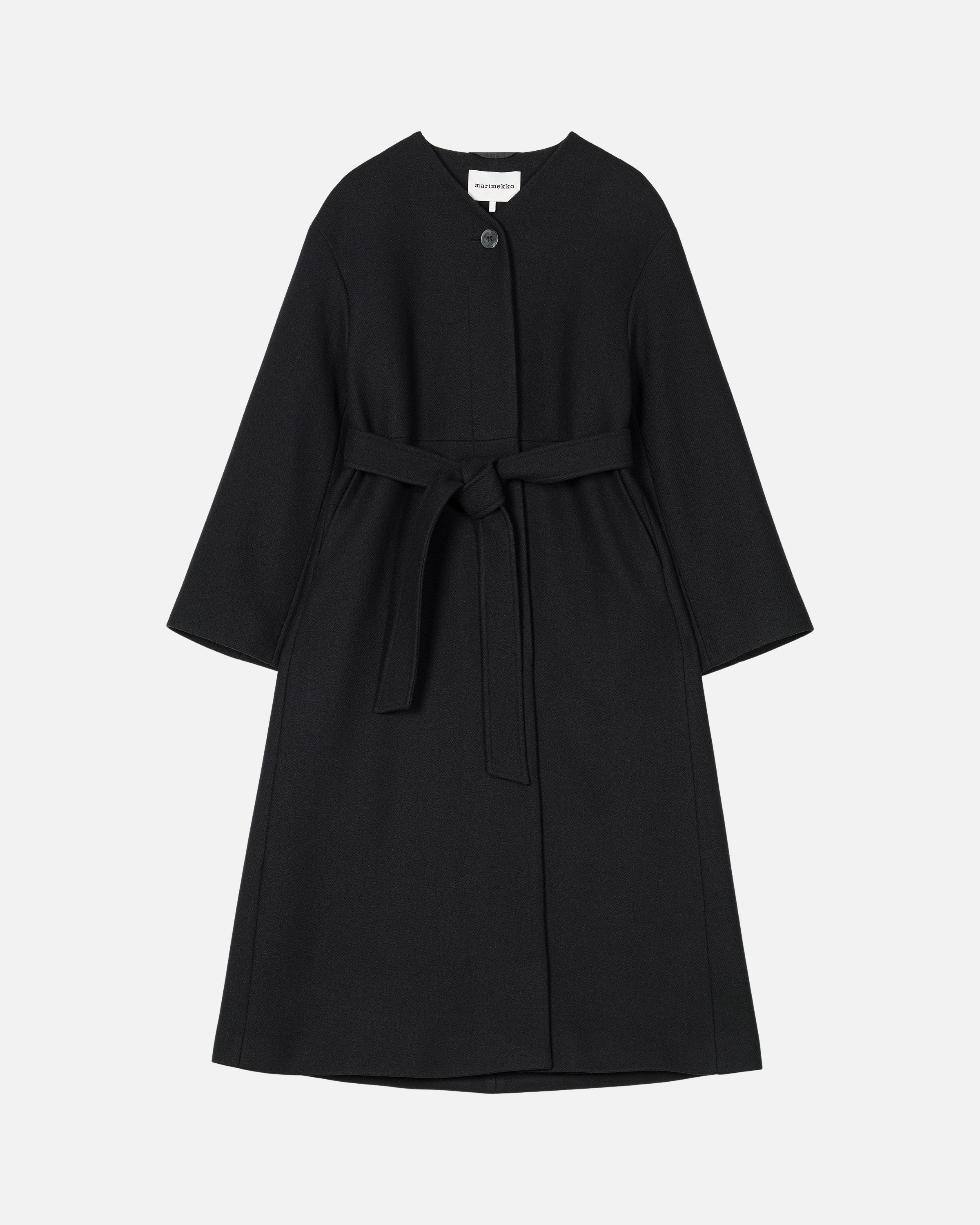 【2024AW】marimekko マリメッコ/ Formaali Solid ウール コート Formaali Solid Wool coat | Marimekko
