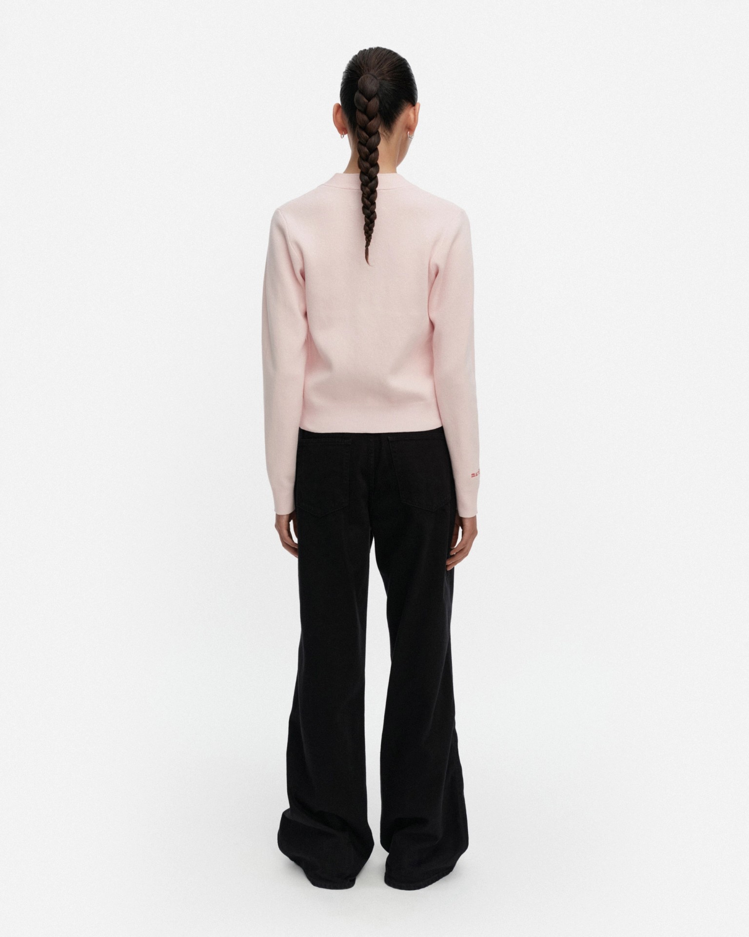 Lähelle Musta Tamma Kioski knitted cardigan