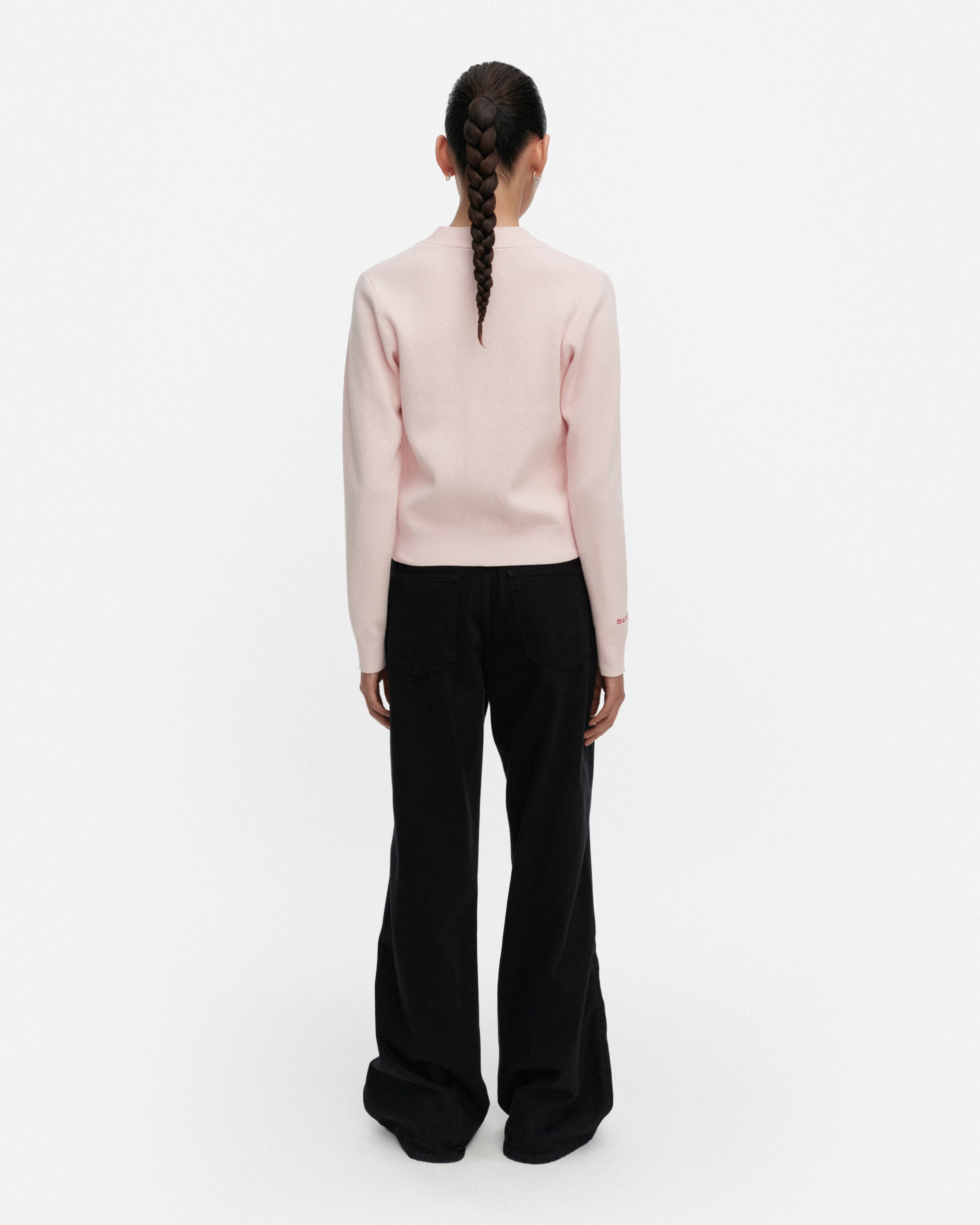 Lähelle Musta Tamma Kioski knitted cardigan