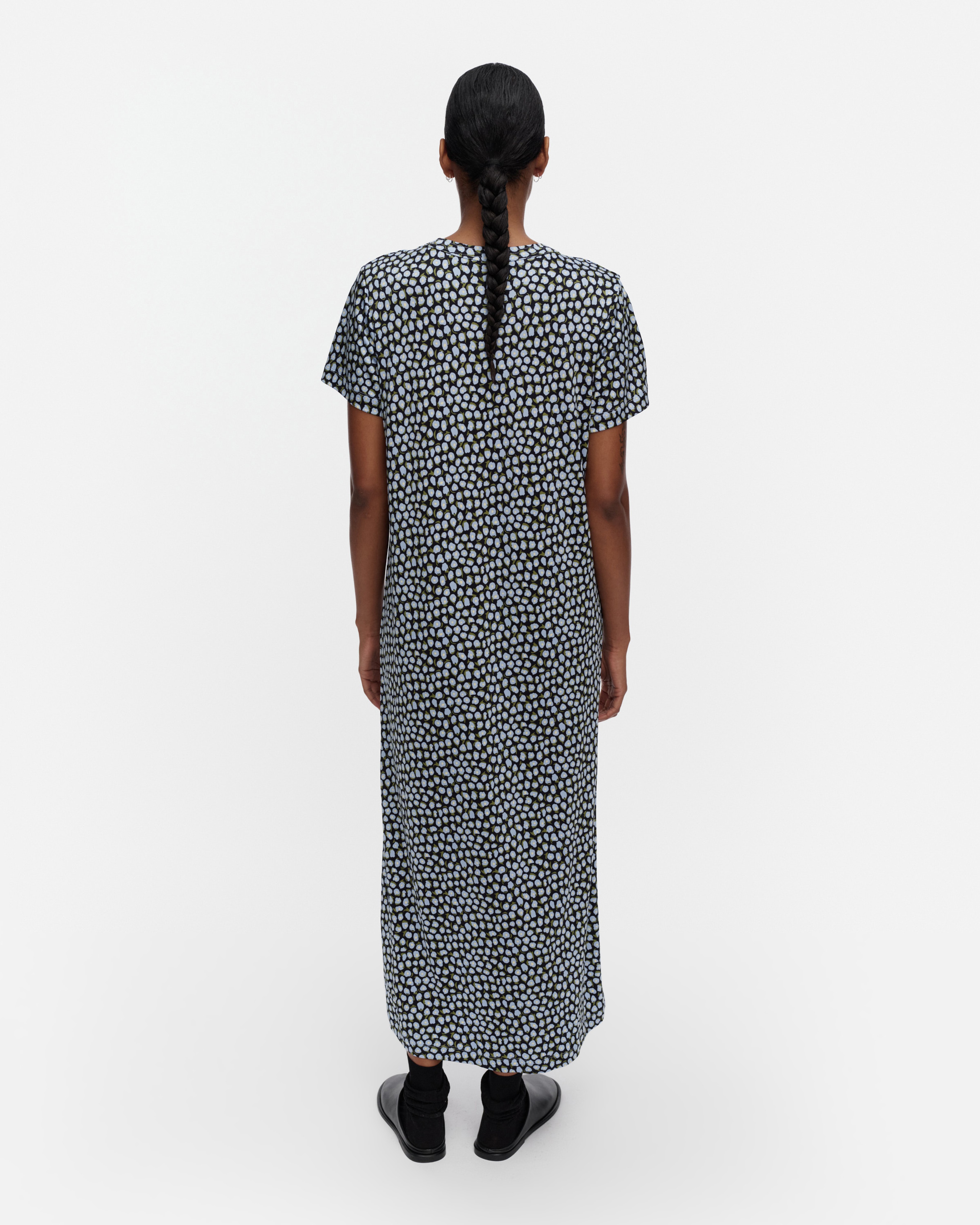 Spiraali Pikku Vikuri, Dress, light blue, dark blue, green,
