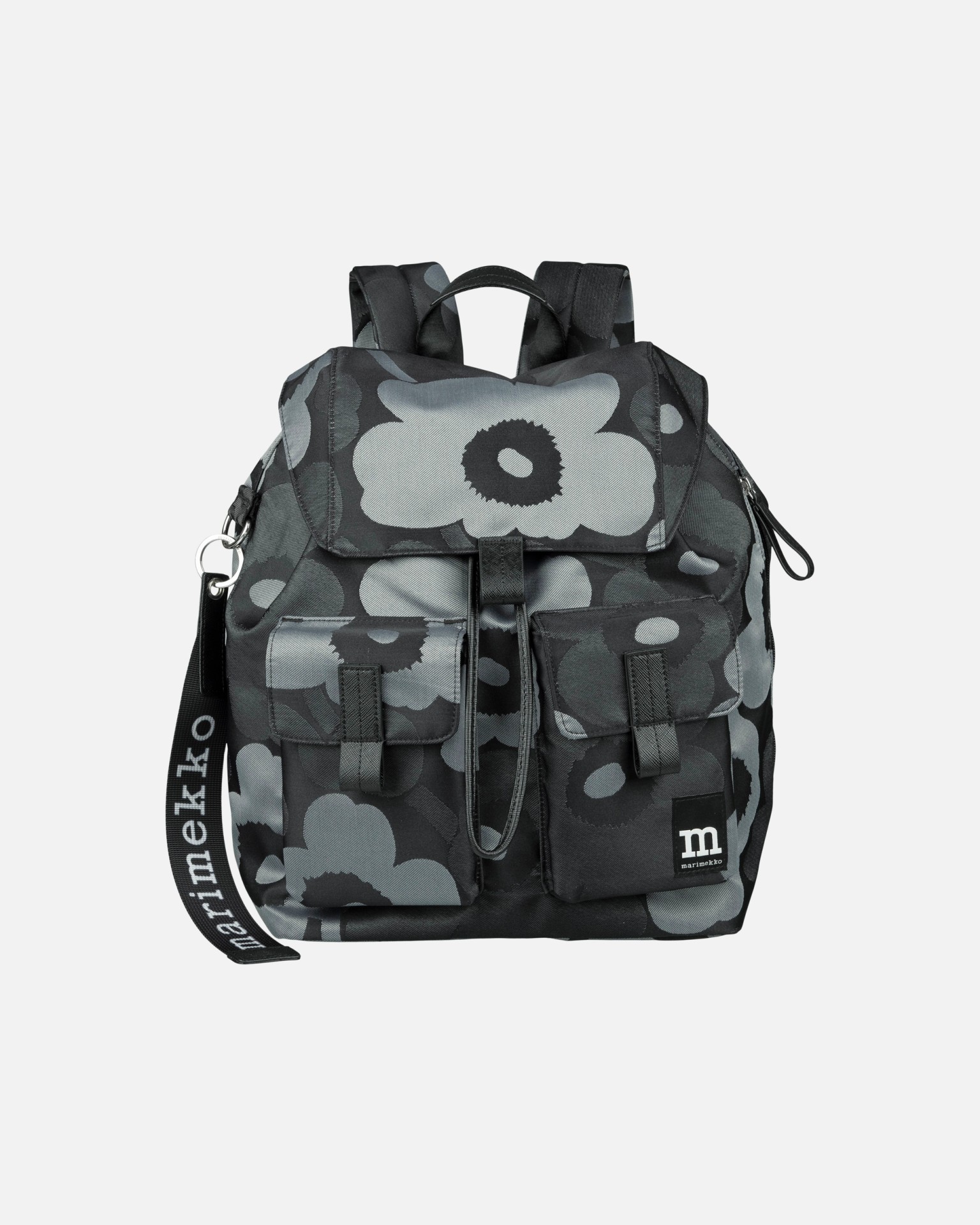 Everything Backpack L Unikko, Backpack, grey, dark grey, black,