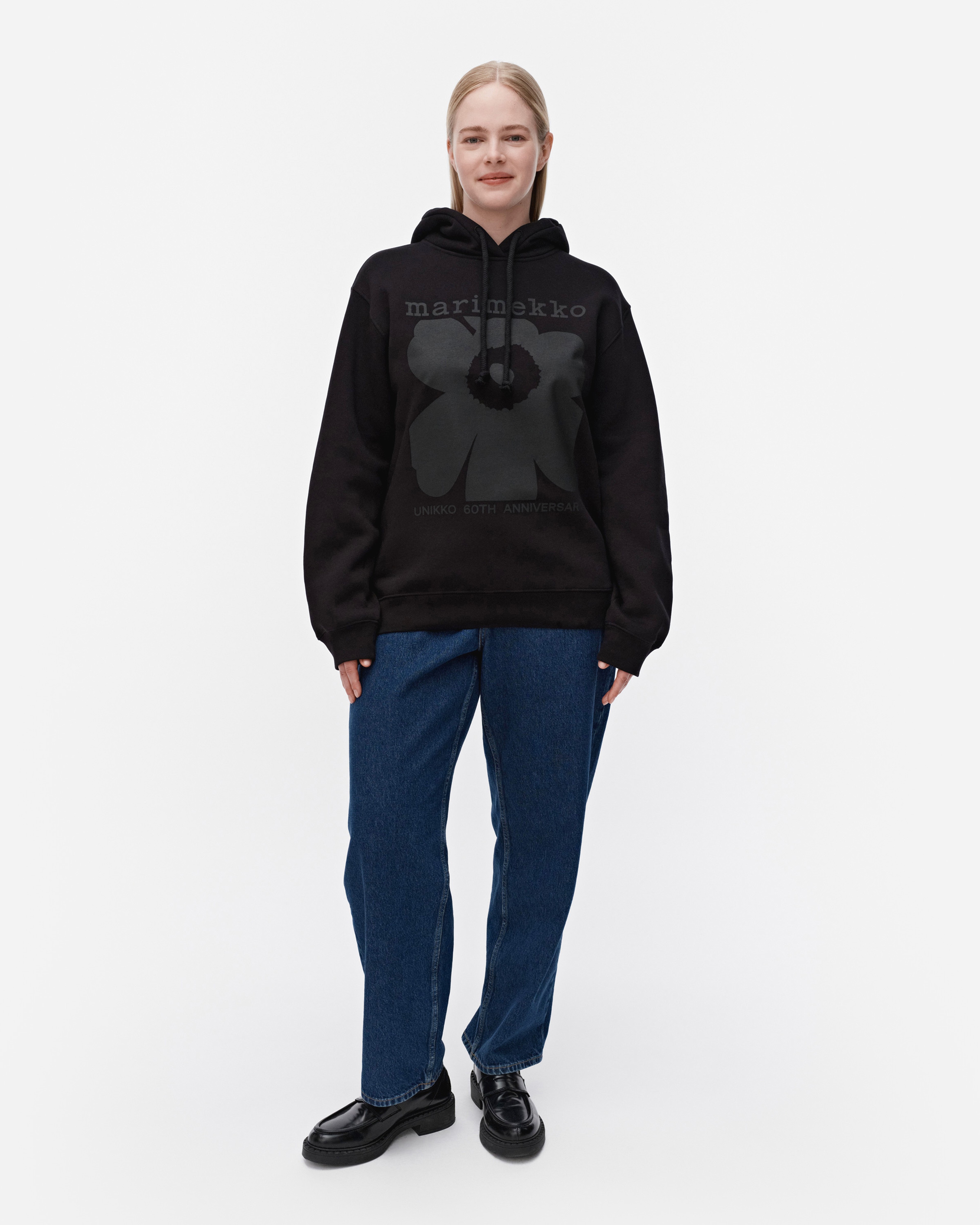 Luuppi Unikko Placement, Kioski hoodie, black, black,