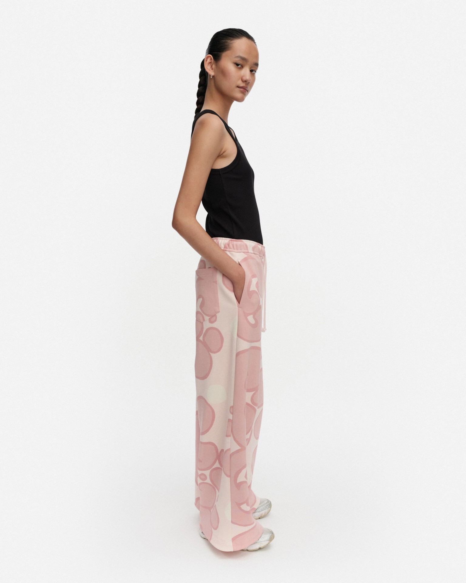 Naturaali Keidas, Kioski sweatpants, light pink, off white,