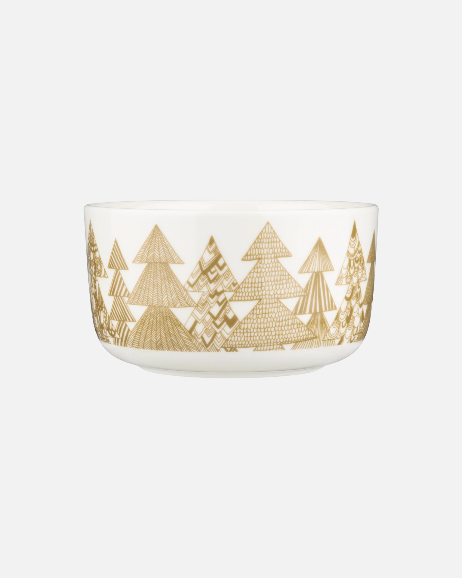 Oiva / Kuusikossa, Bowl 5 dl, gold beige, white,