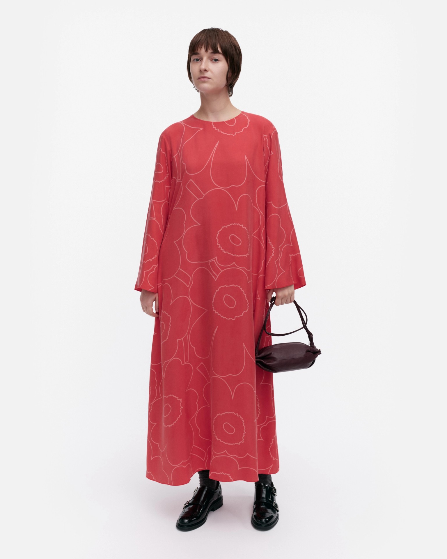 Fluidi Piirto Unikko, Dress, red, red,