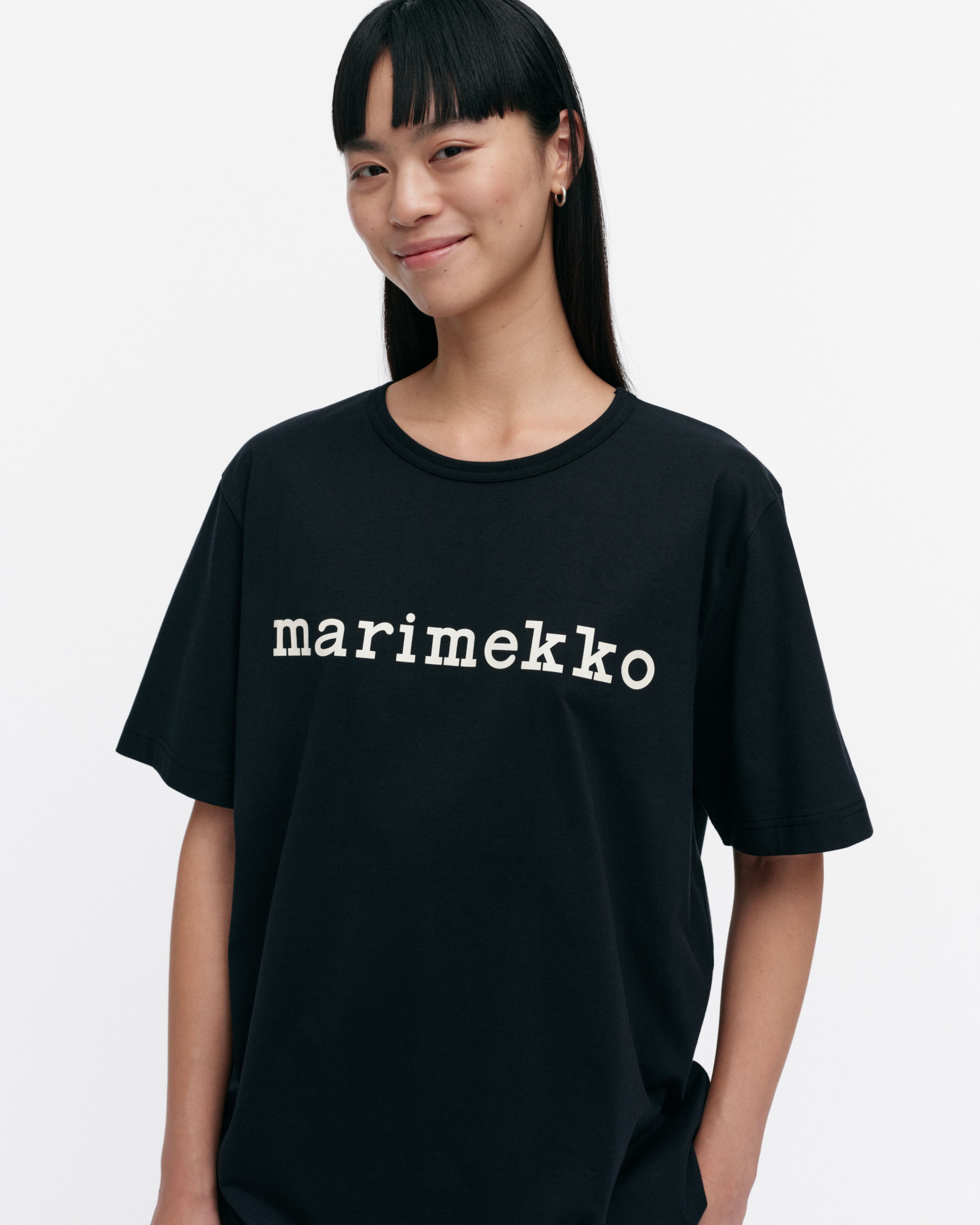 Vihne Logo Placement, Kioski t-shirt, black, off white,